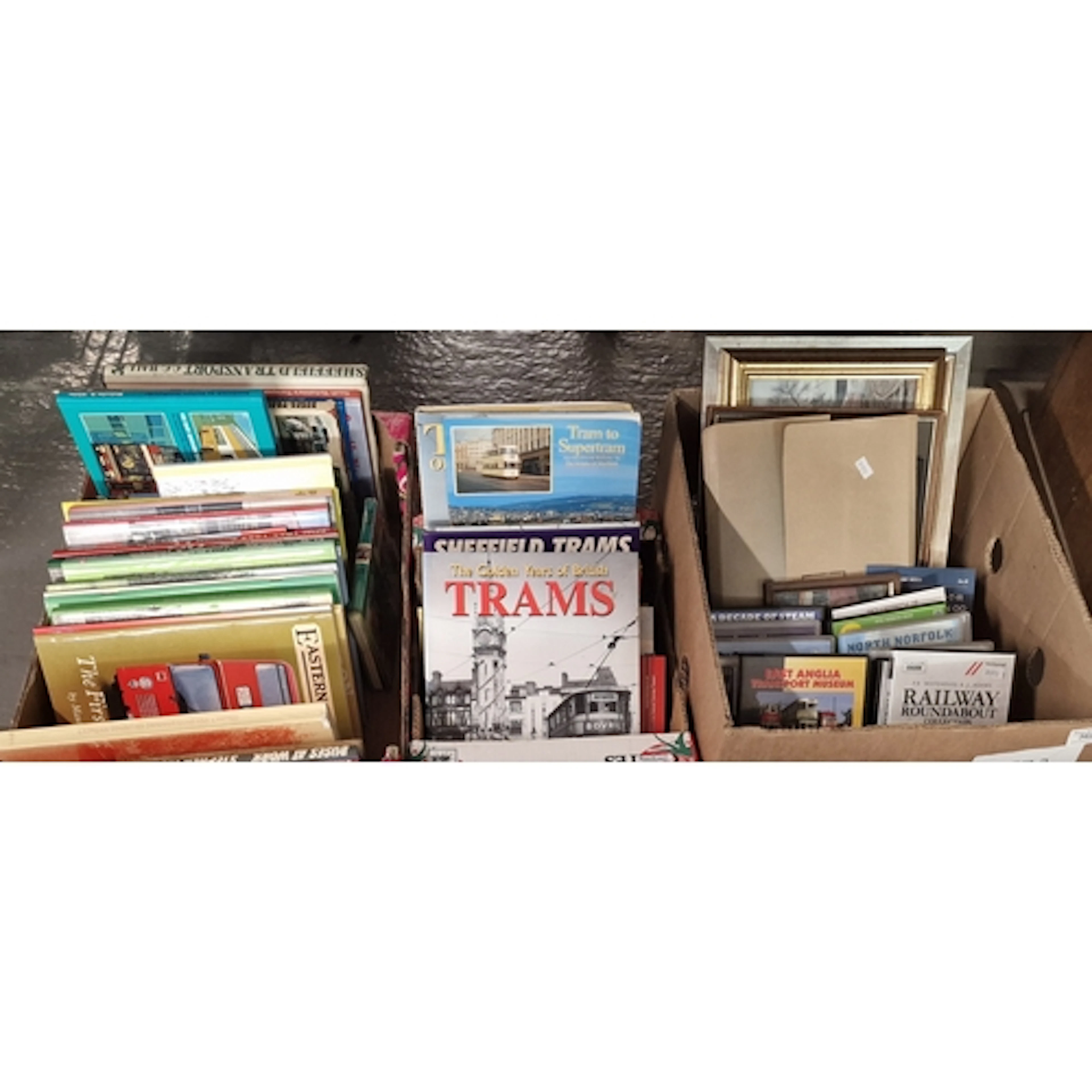 Collection of assorted books relating to trams and buses etc...