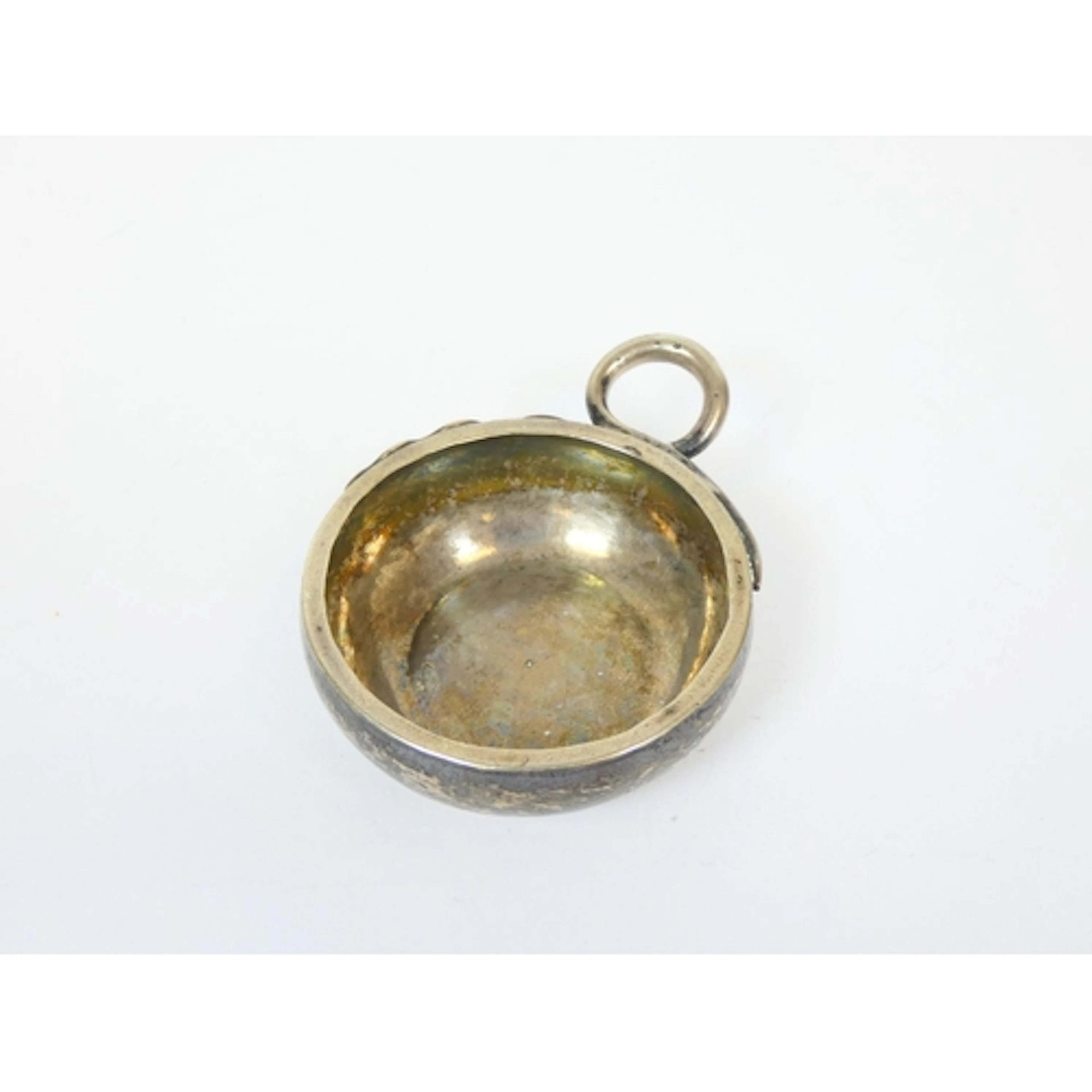 French 18th century silver tastevin of typical style with se...