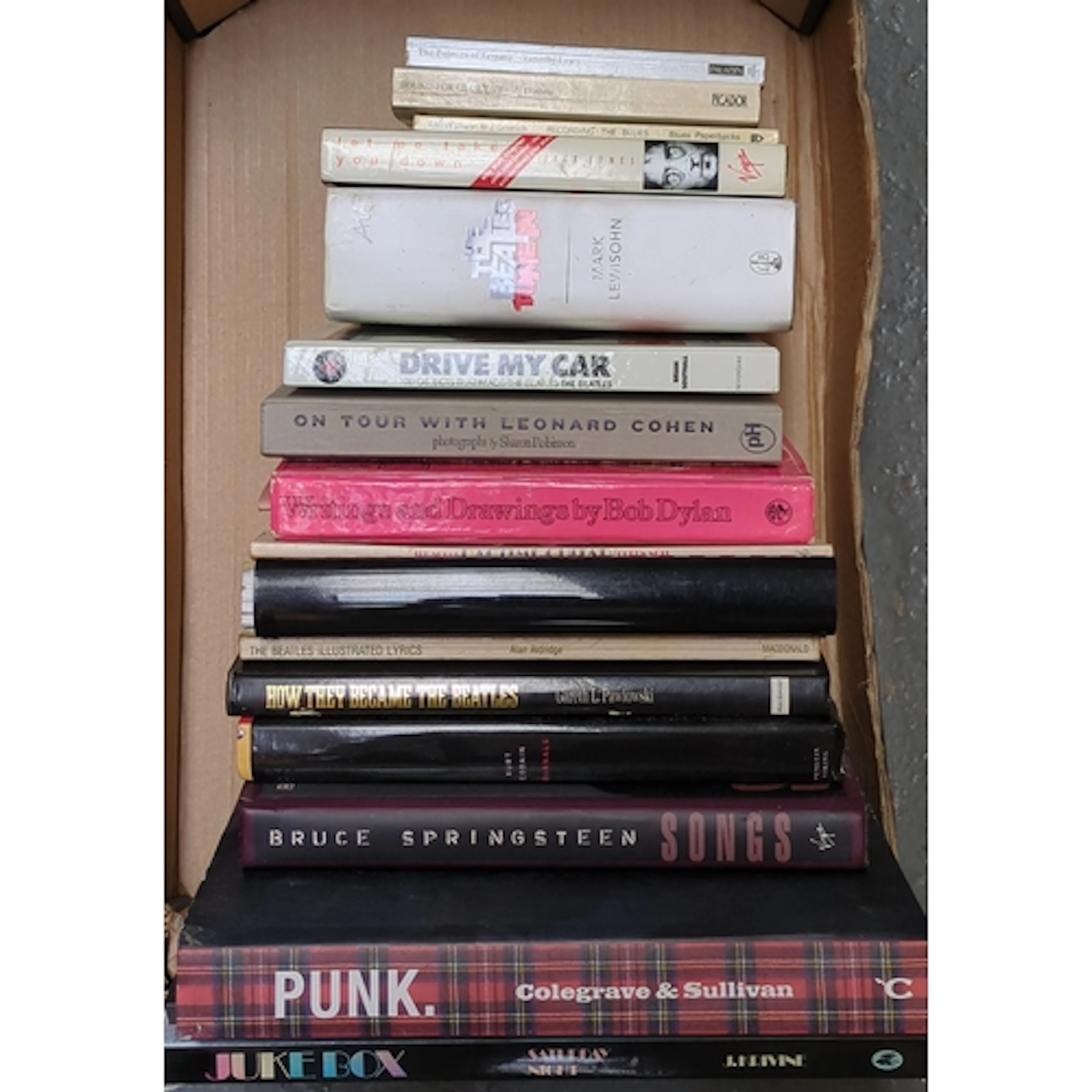 BOOKS, POP/FOLK CULTURE. Bob DYLAN, Leonard COHEN, Woody GUT...
