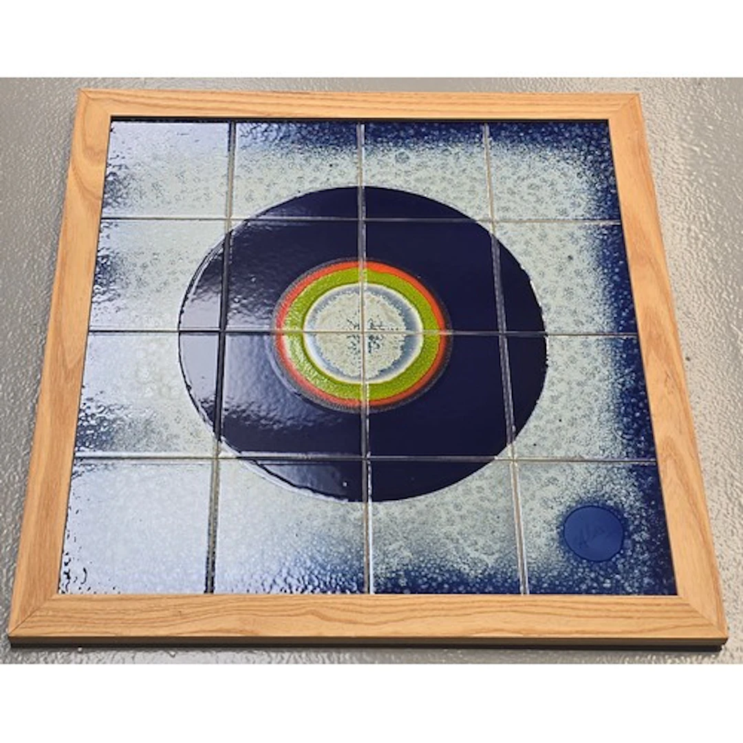 Poole Pottery a one-off tile panel by Alan Clarke, based on ...