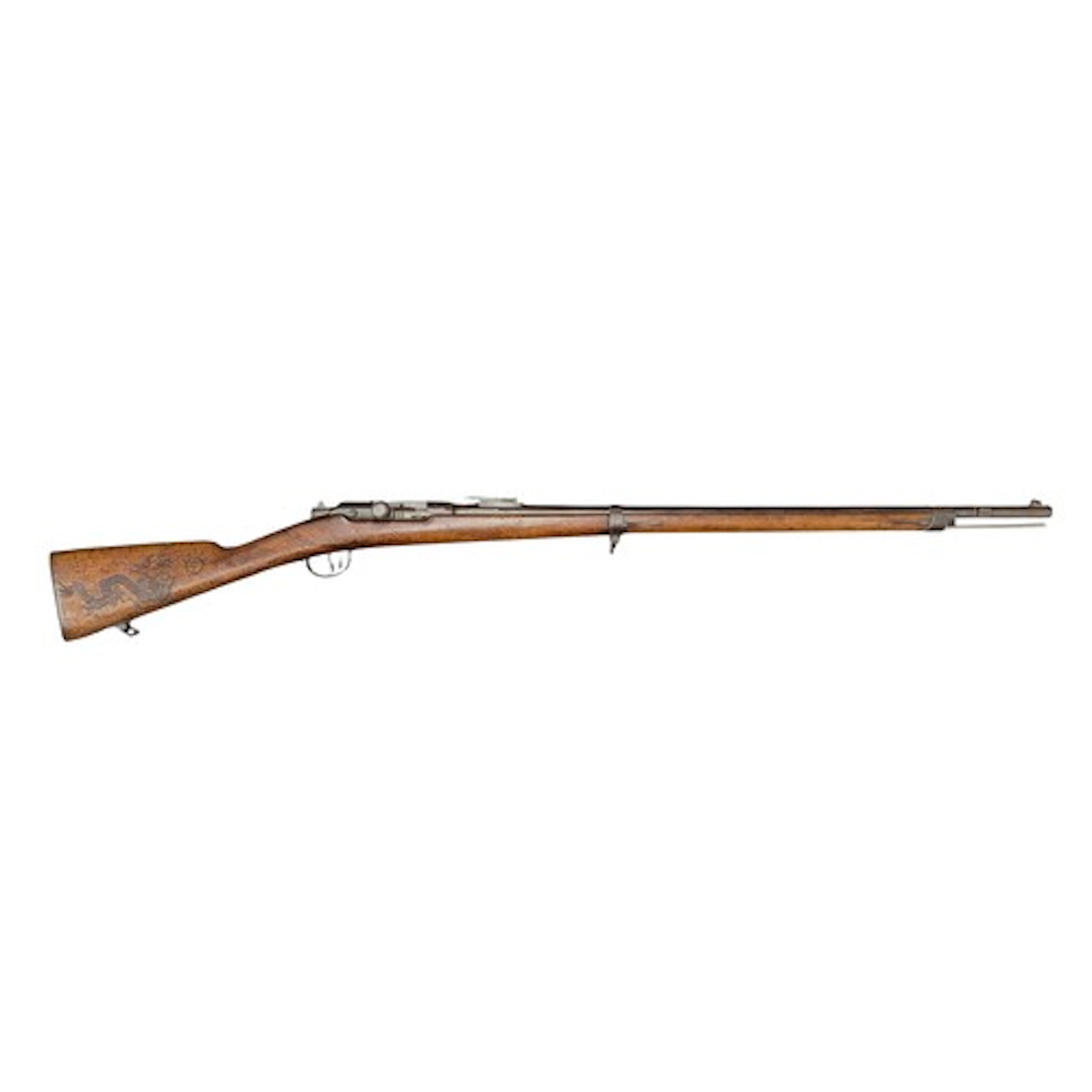 French Boxer Rebellion M1874 Gras Bolt Action Service Rifle,...