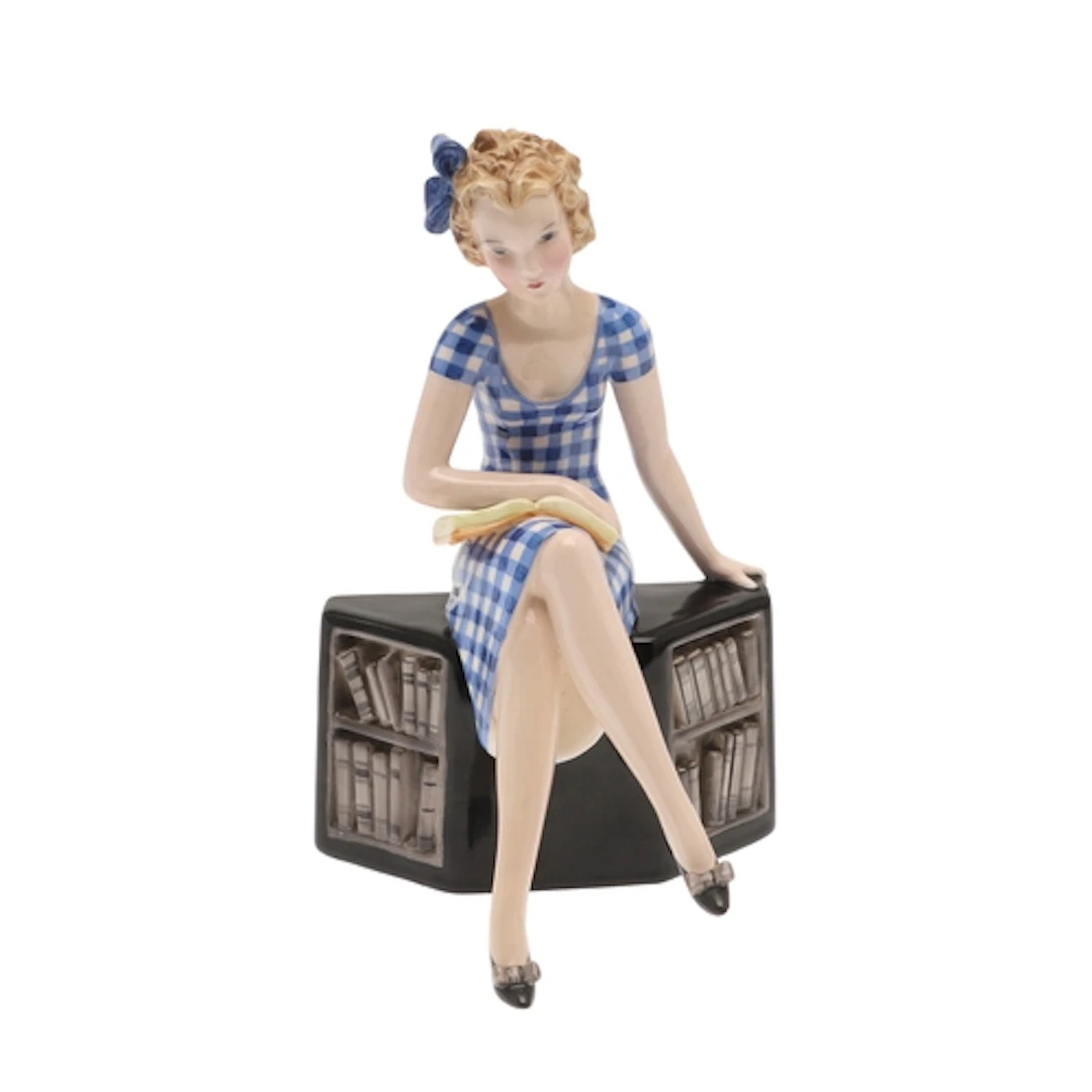 GOLDSCHEIDER ART DECO FIGURE. Designed by Stephan Dakon, an ...