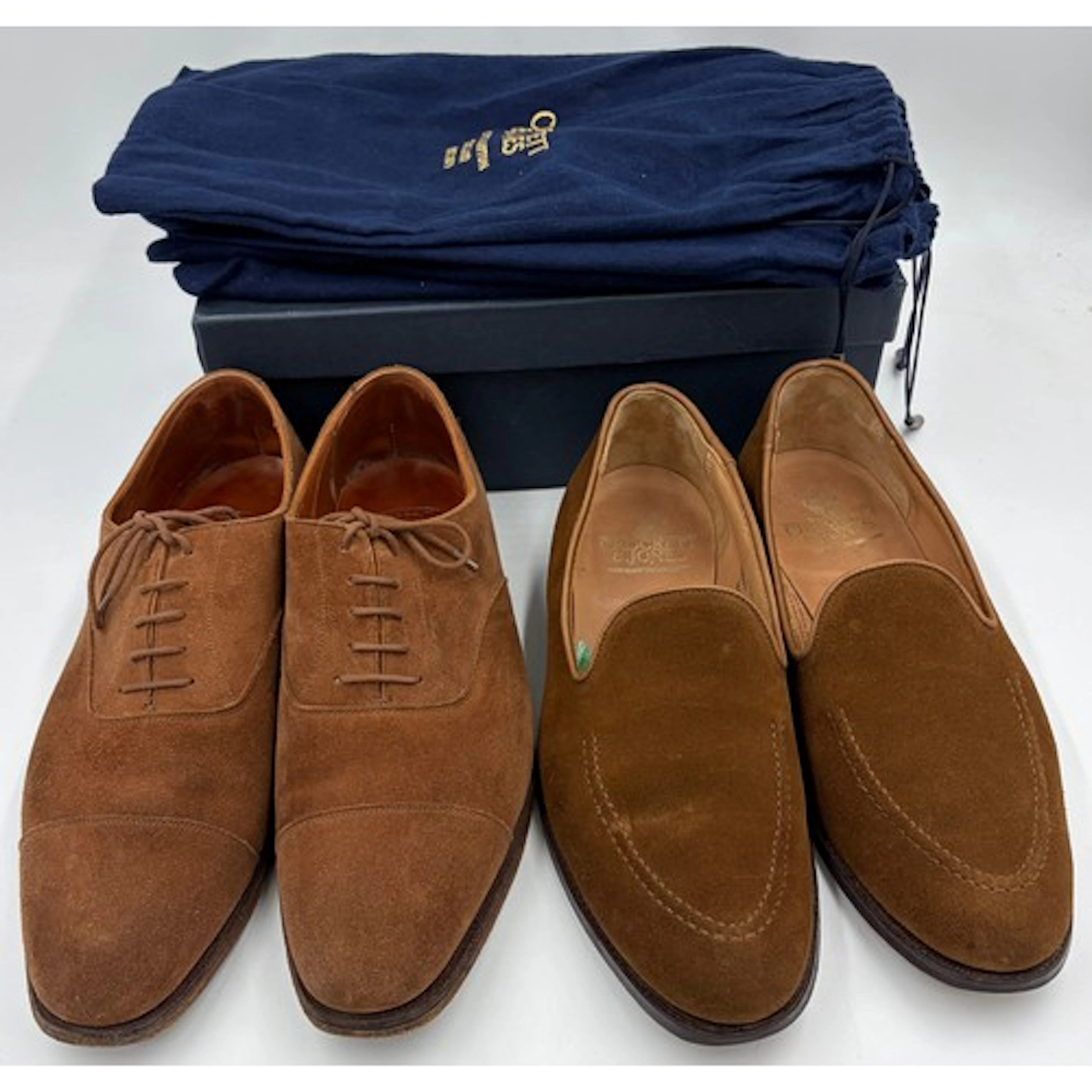Two pairs of Crockett & Jones shoes to include Camden 20081 ...