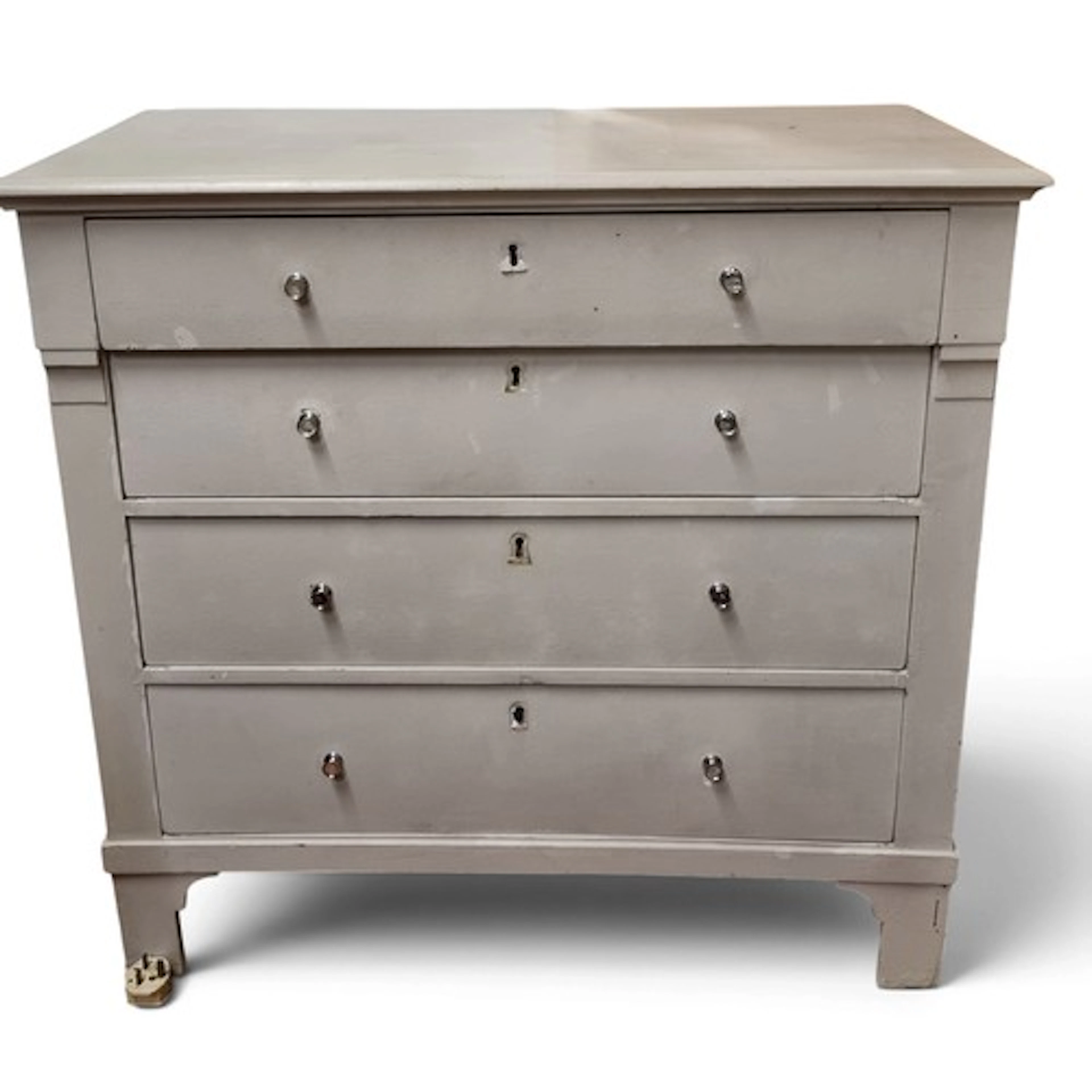 A 19th Century Oak painted Chest of Drawers. 100 x 48 x H 97...