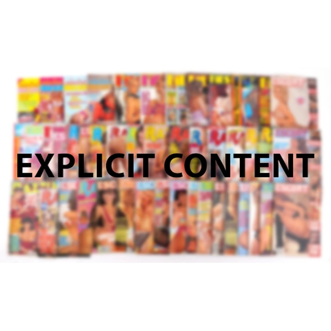 Large collection of vintage adult magazines including Electr...