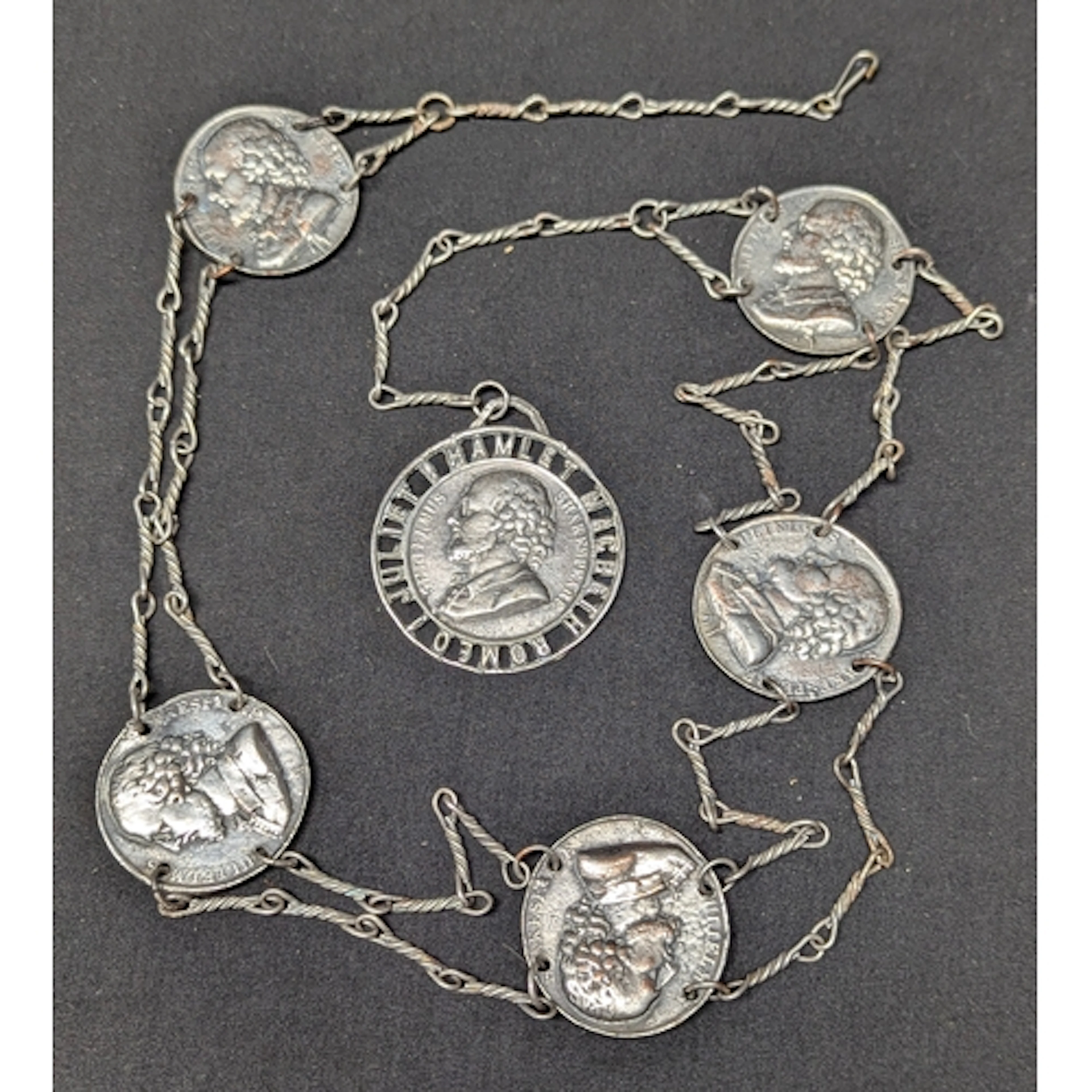 The Cult of William Shakespeare - A 19th century white metal...