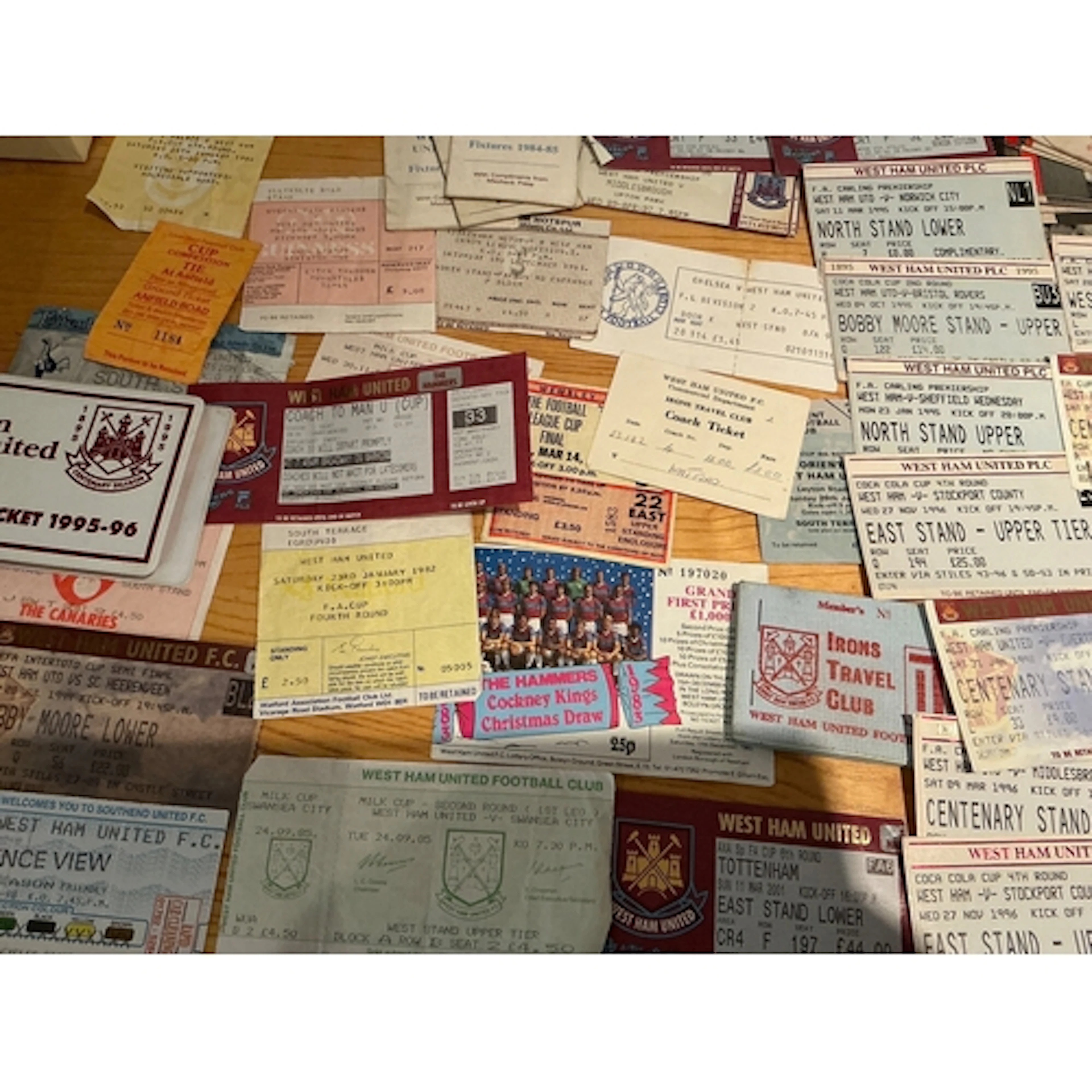 West Ham Football Tickets + Memorabilia Box: Includes ticket...