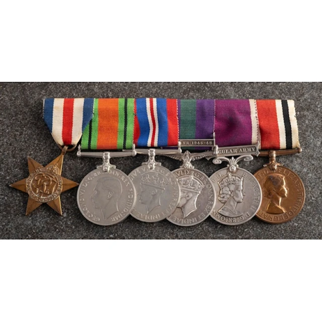 A WWII group of six to '5884596 SGT W.L.JOHNSON A.C.C' Fran...
