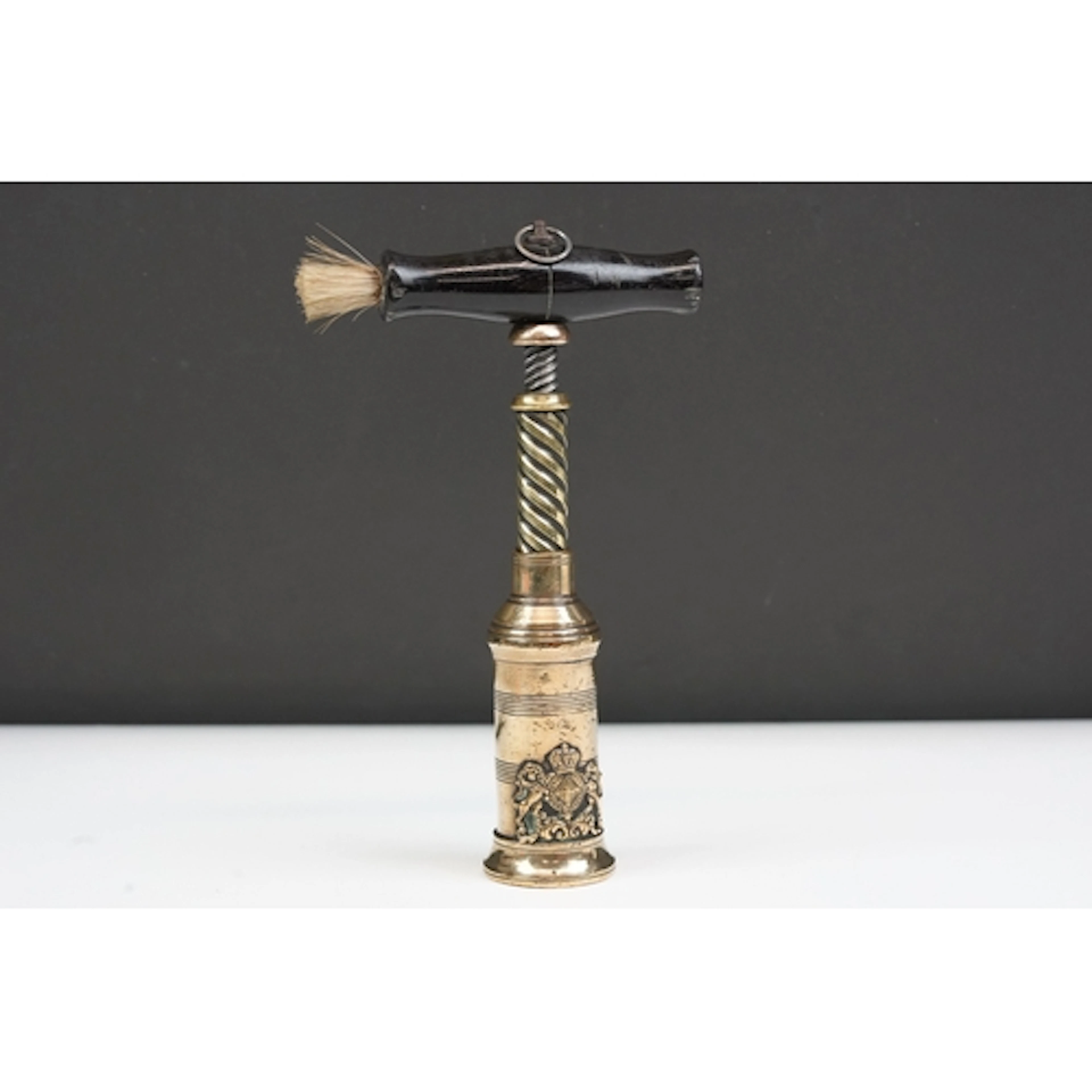 19th century Thomason corkscrew, mechanical double-action br...