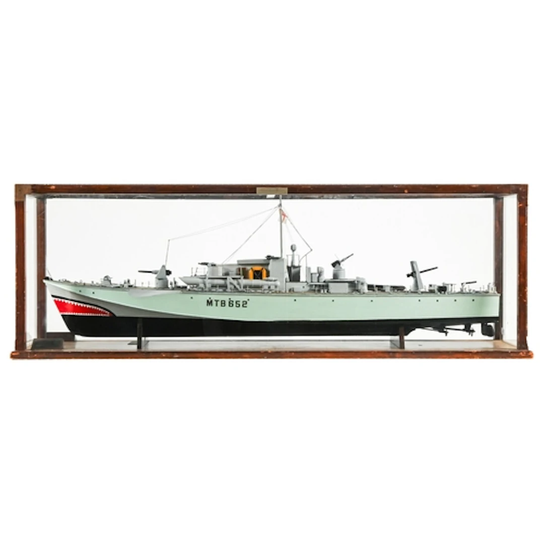 A scale model of the Royal Navy Fairmile D Class Motor Torpe...