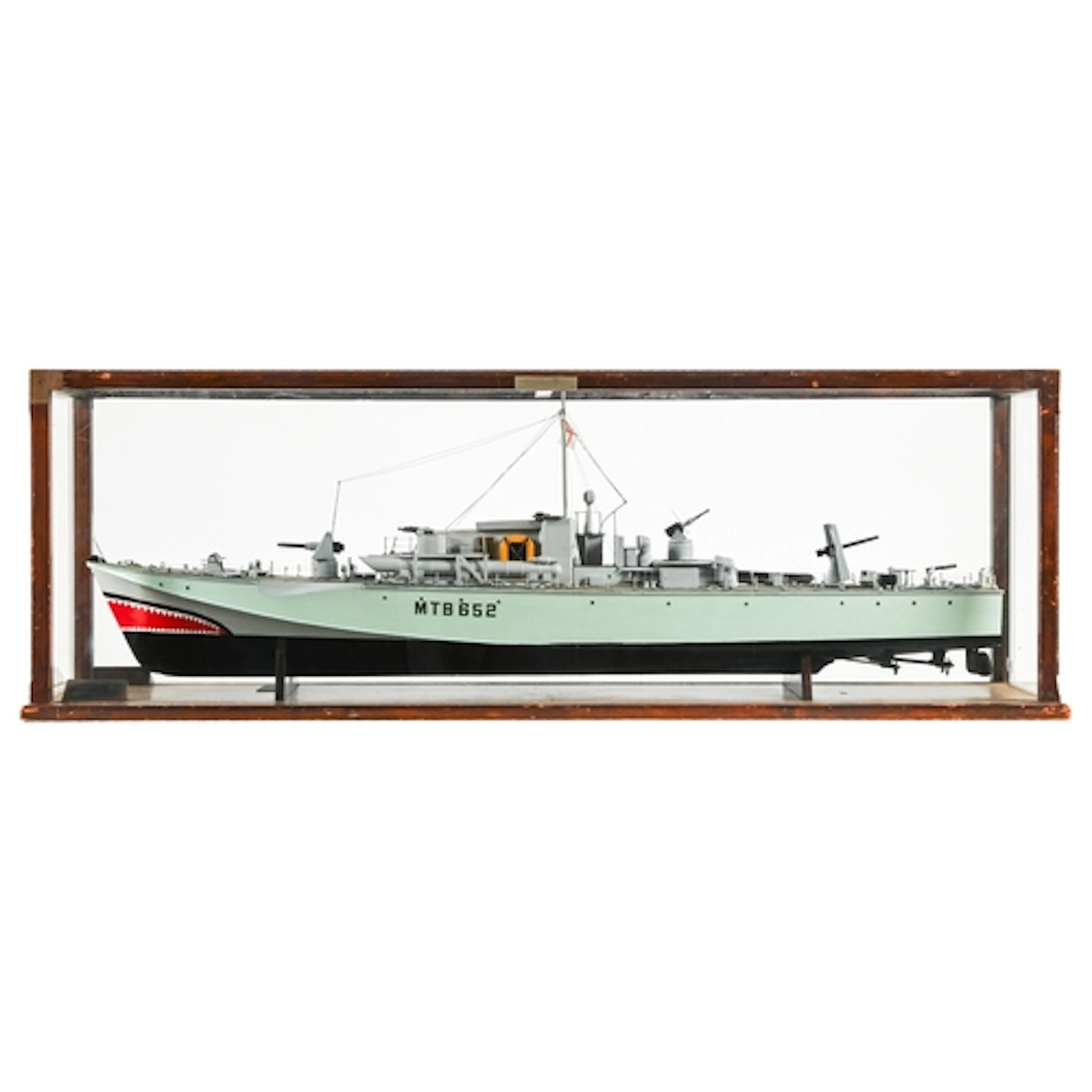 A scale model of the Royal Navy Fairmile D Class Motor Torpe...