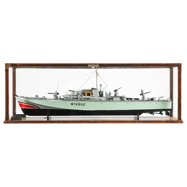 A scale model of the Royal Navy Fairmile D Class Motor Torpe...