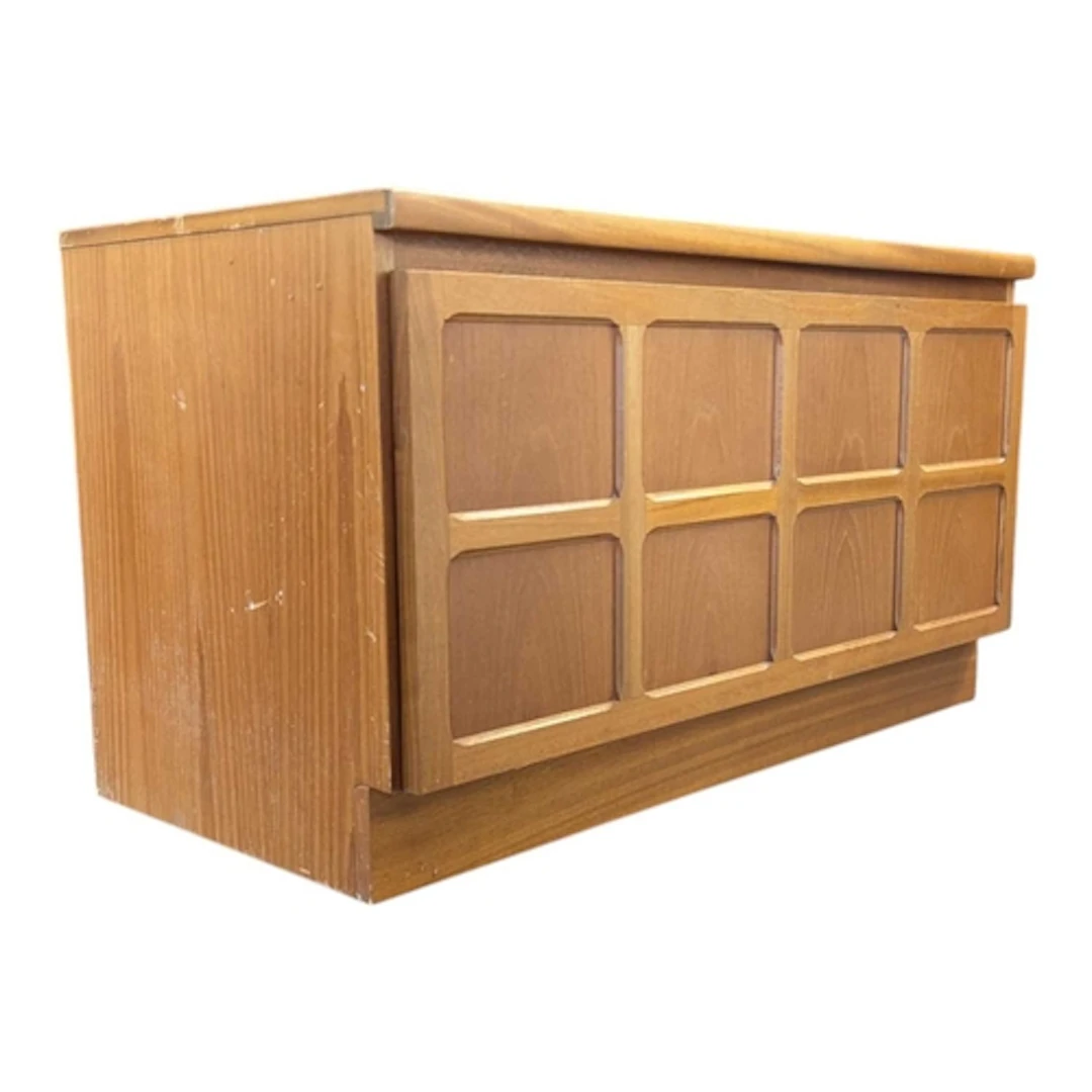 Nathan Furniture - Squares Pattern - Mid century teak sidebo...