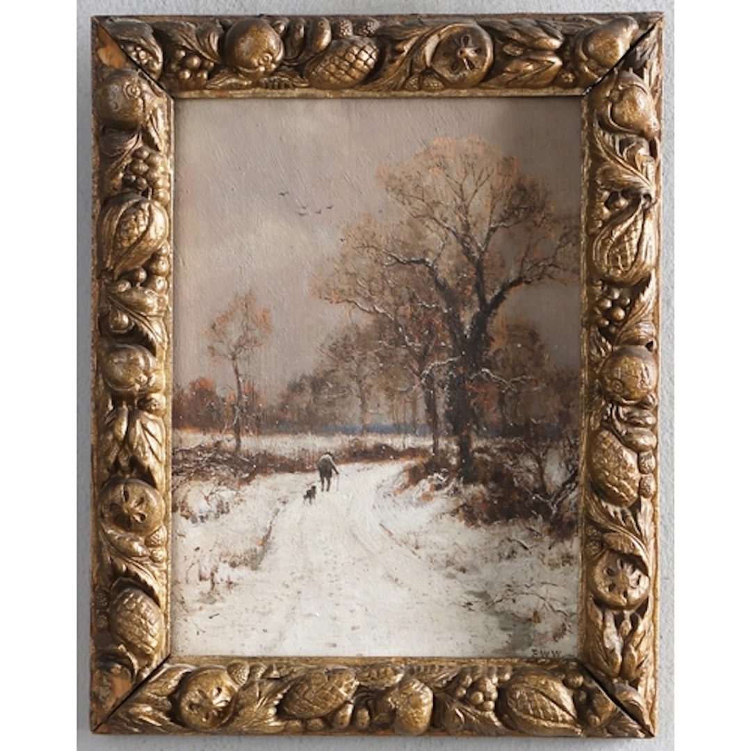 EDWARD WILKINS WAITE (1854-1924). 'BRIMPTON LANE, WOOLHAMPTO...