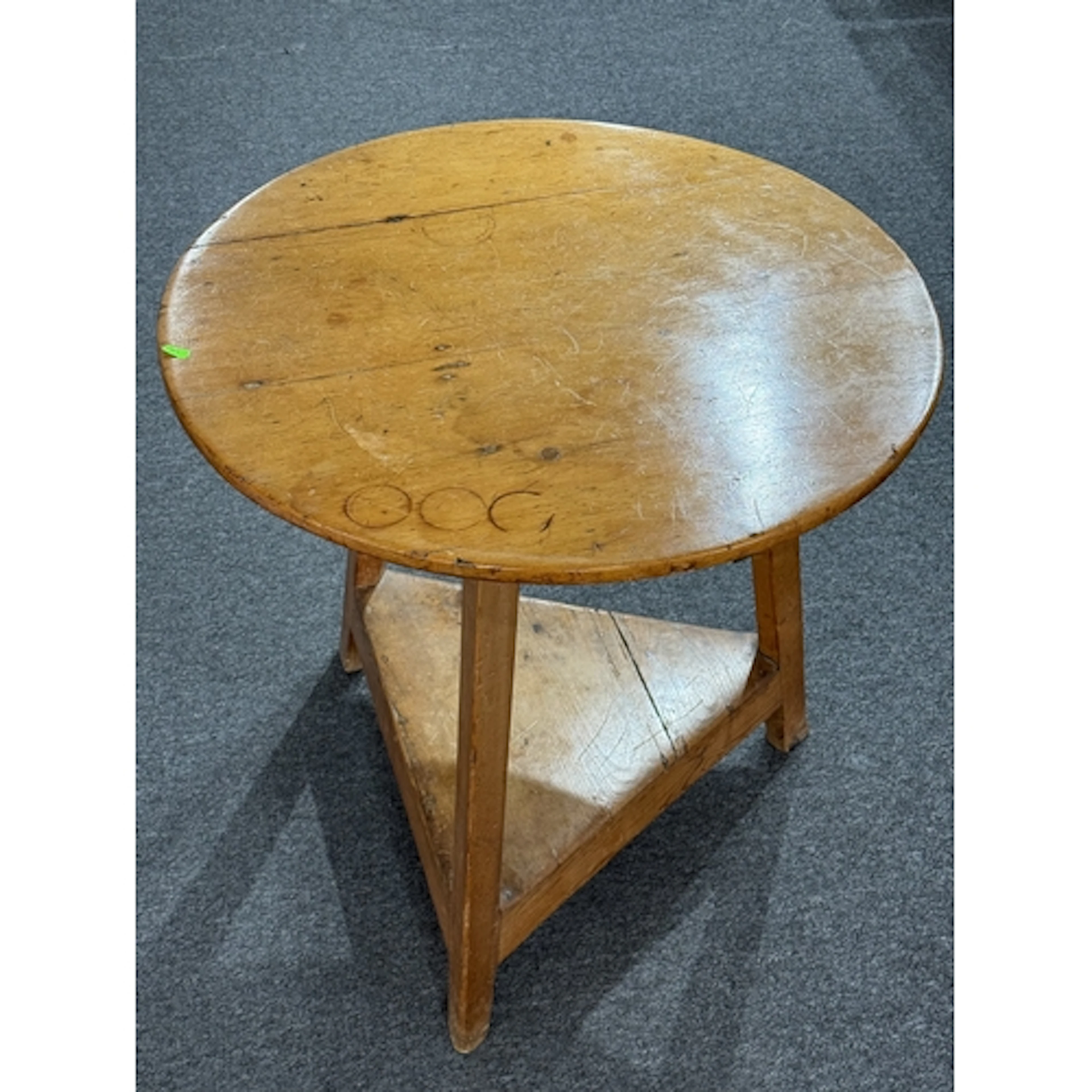 Furniture: Furniture: 19th-century West Country pine cricke...