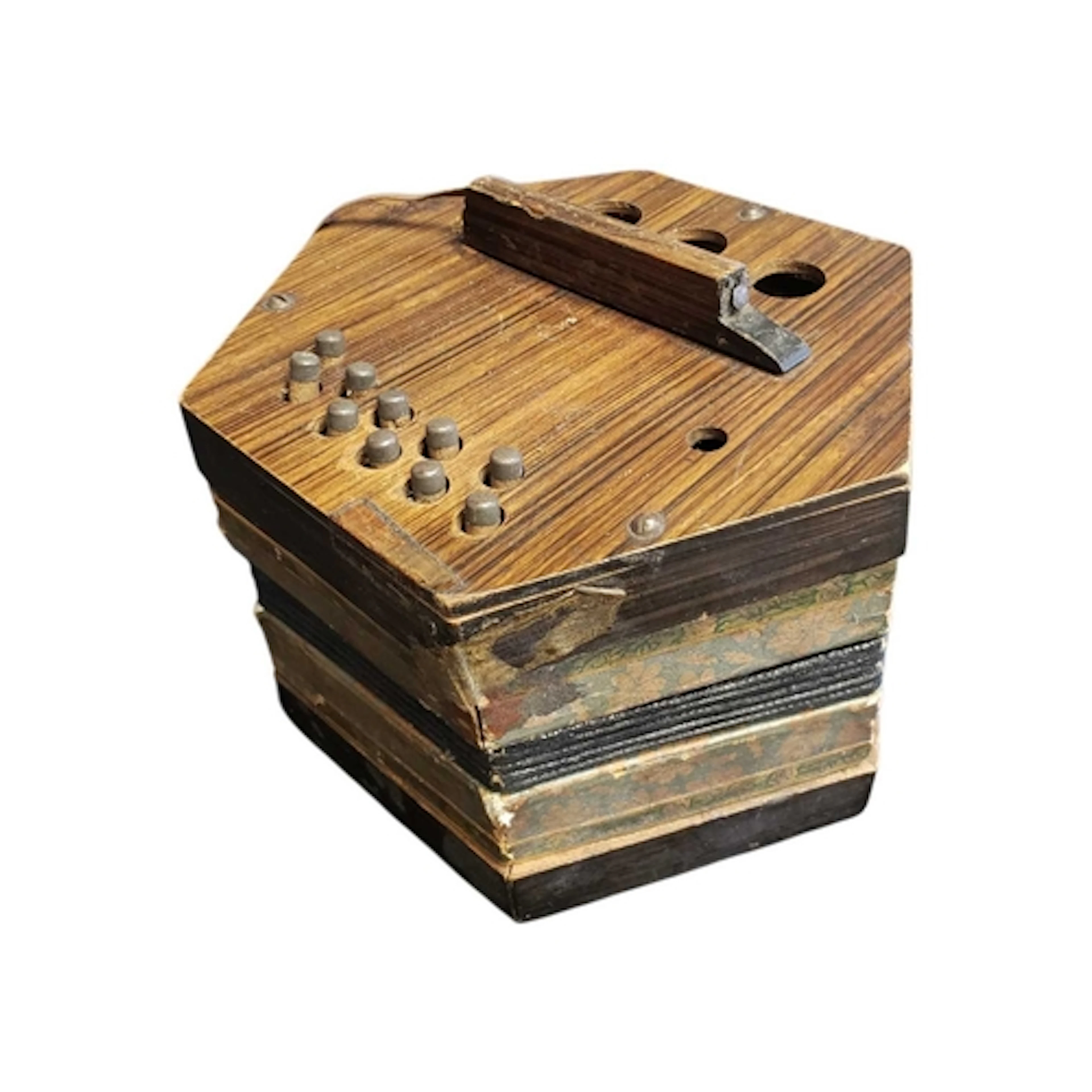 Musical Instruments: An early 20th century figured rosewood ...