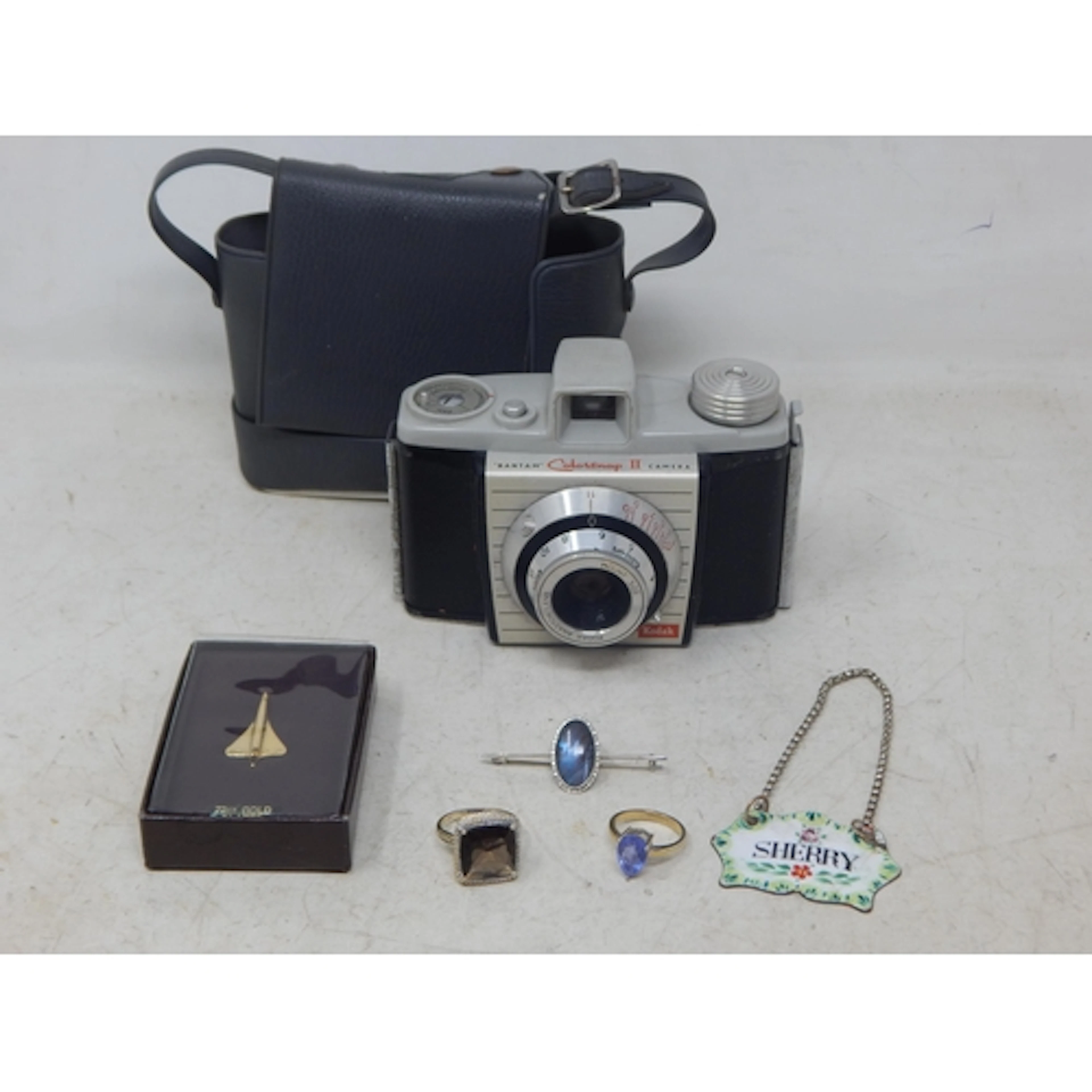 A Quantity of Items Including an 18th Century Enamel on Copp...