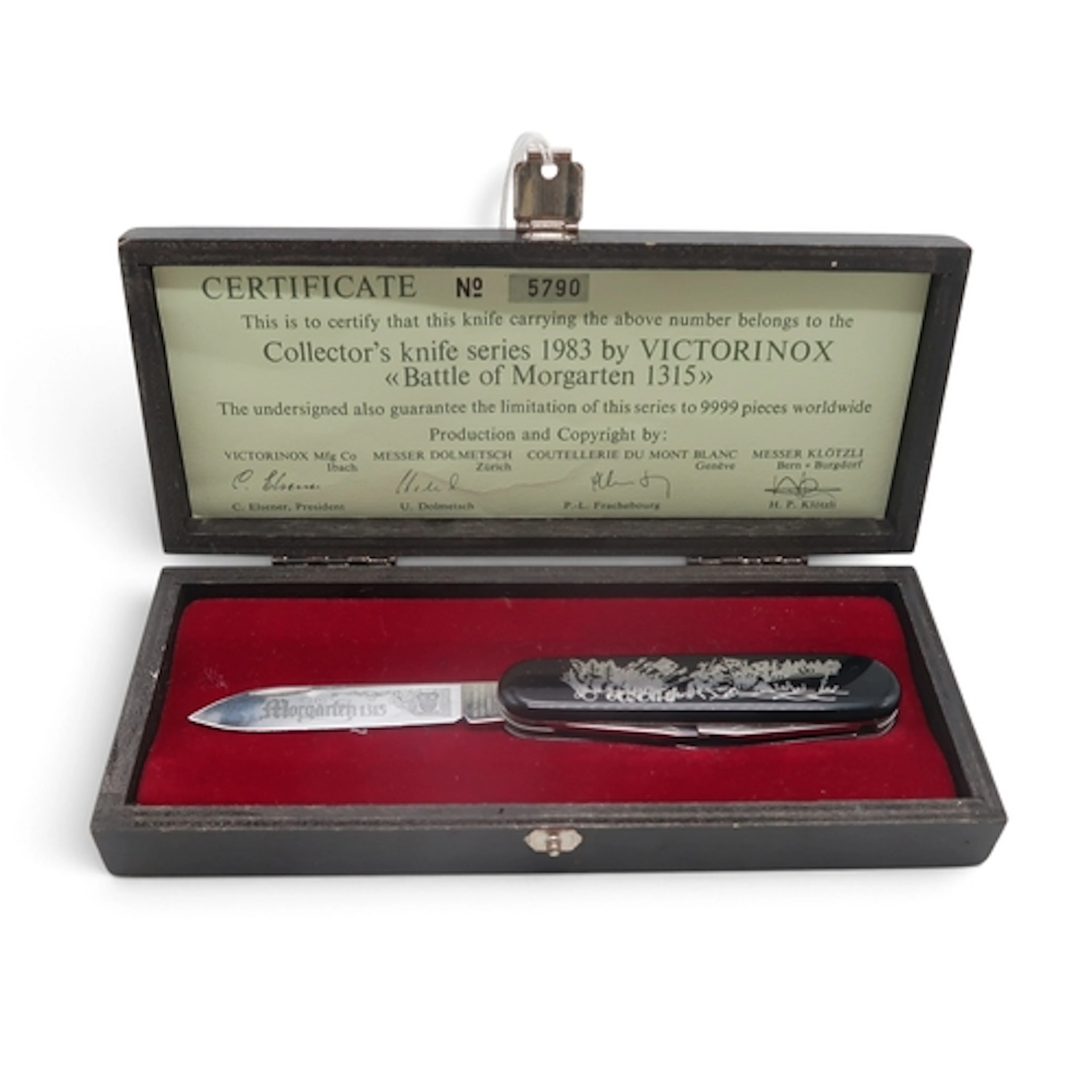 A Victorinox 1983 Battle of Morgarten 1315 Swiss Army C...