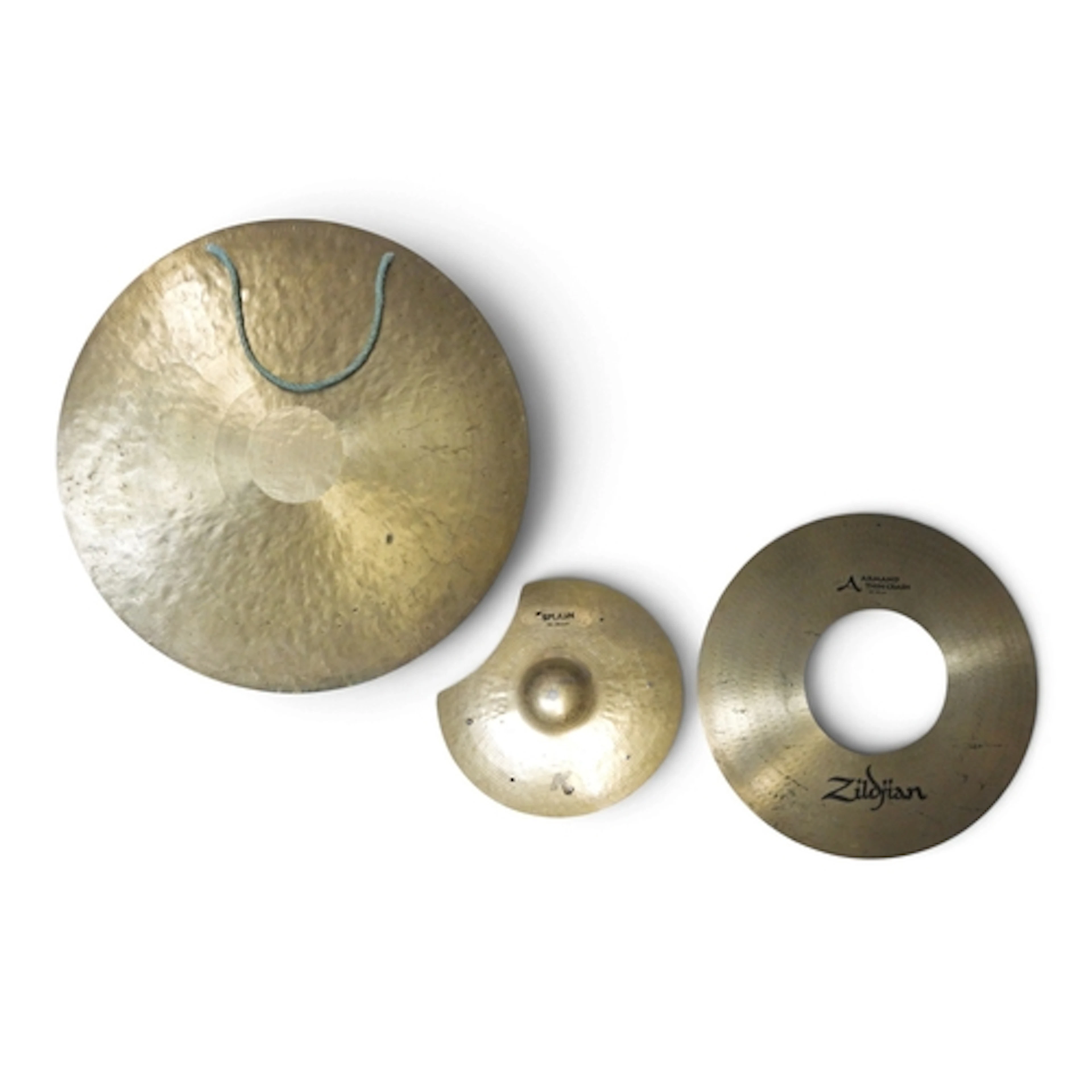 Cymbals - Three cymbals to include a Zildjian Armand thin Cr...
