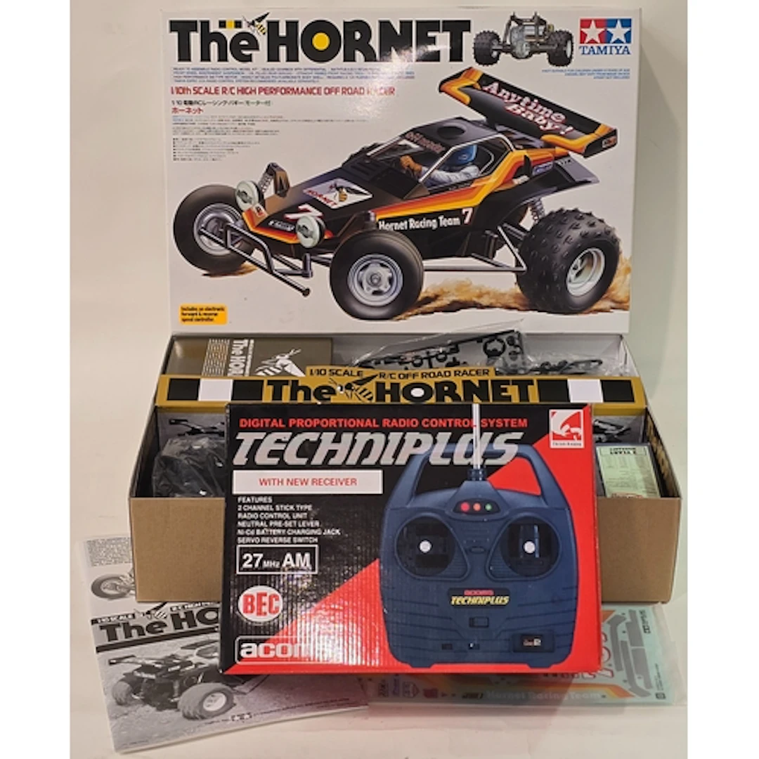 Tamiya The Hornet RC Radio Control Car Kit 58336 together wi...