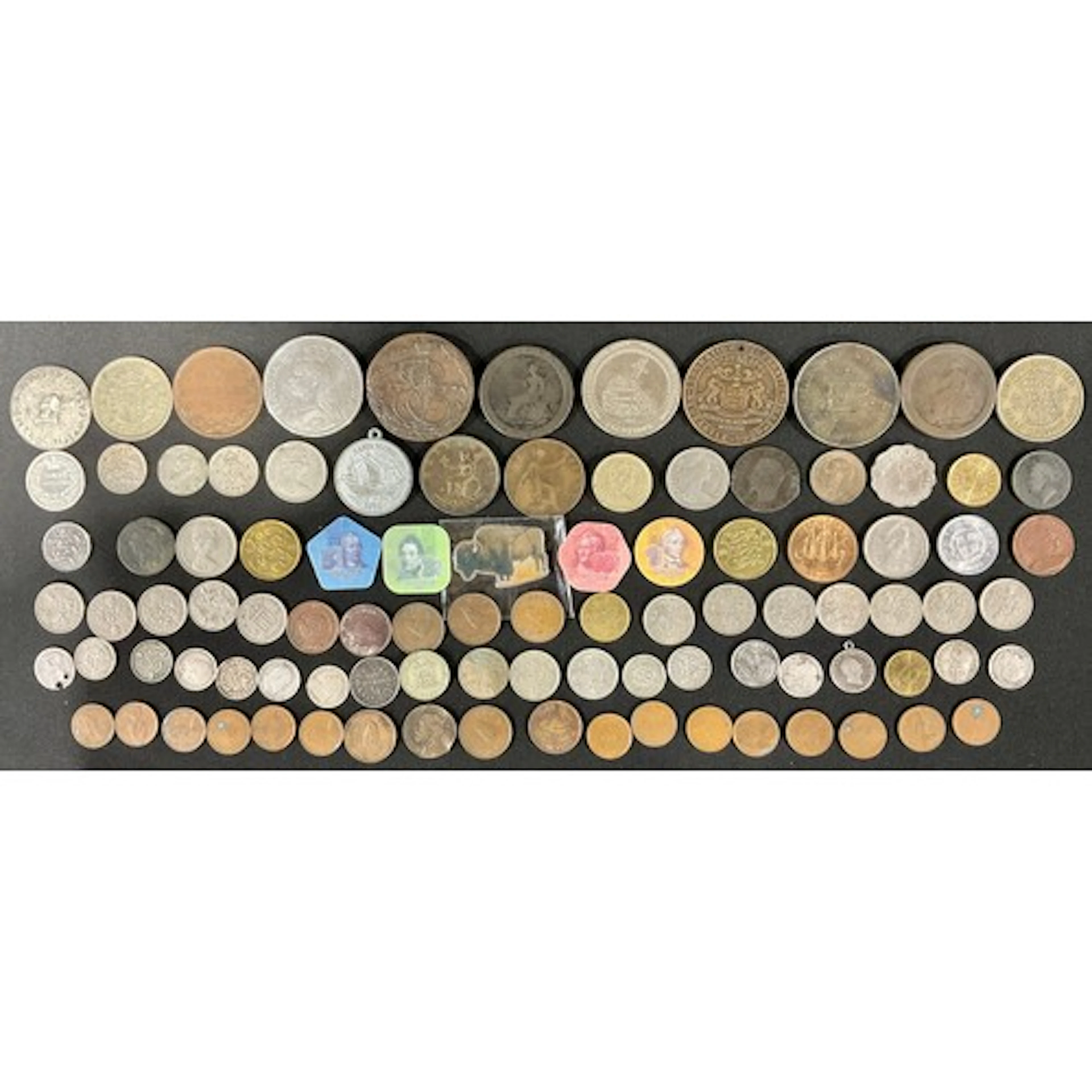 Numismatics – an accumulation of UK and foreign coins, inclu...