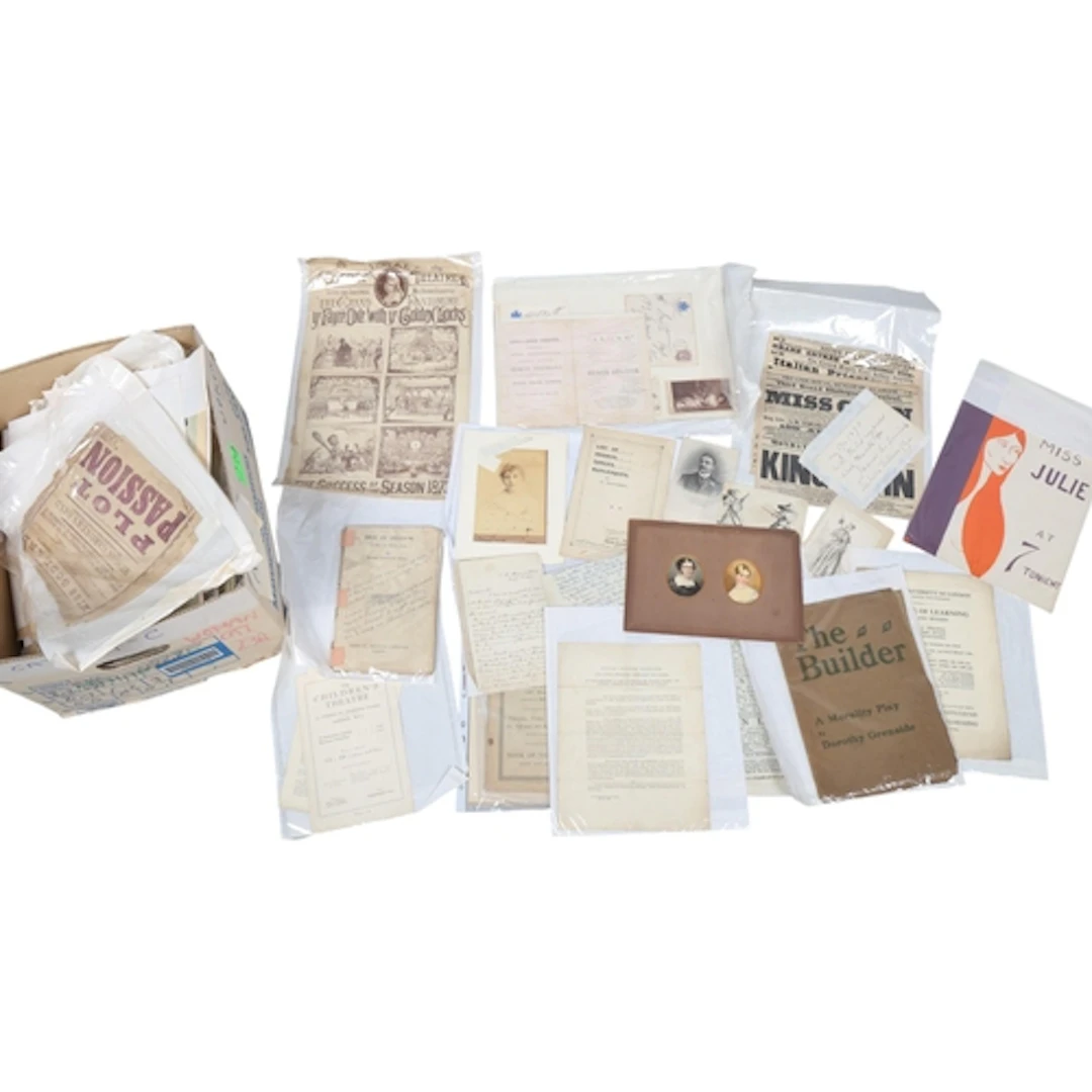 A rich trove of ephemera relating to women in the theatre fr...