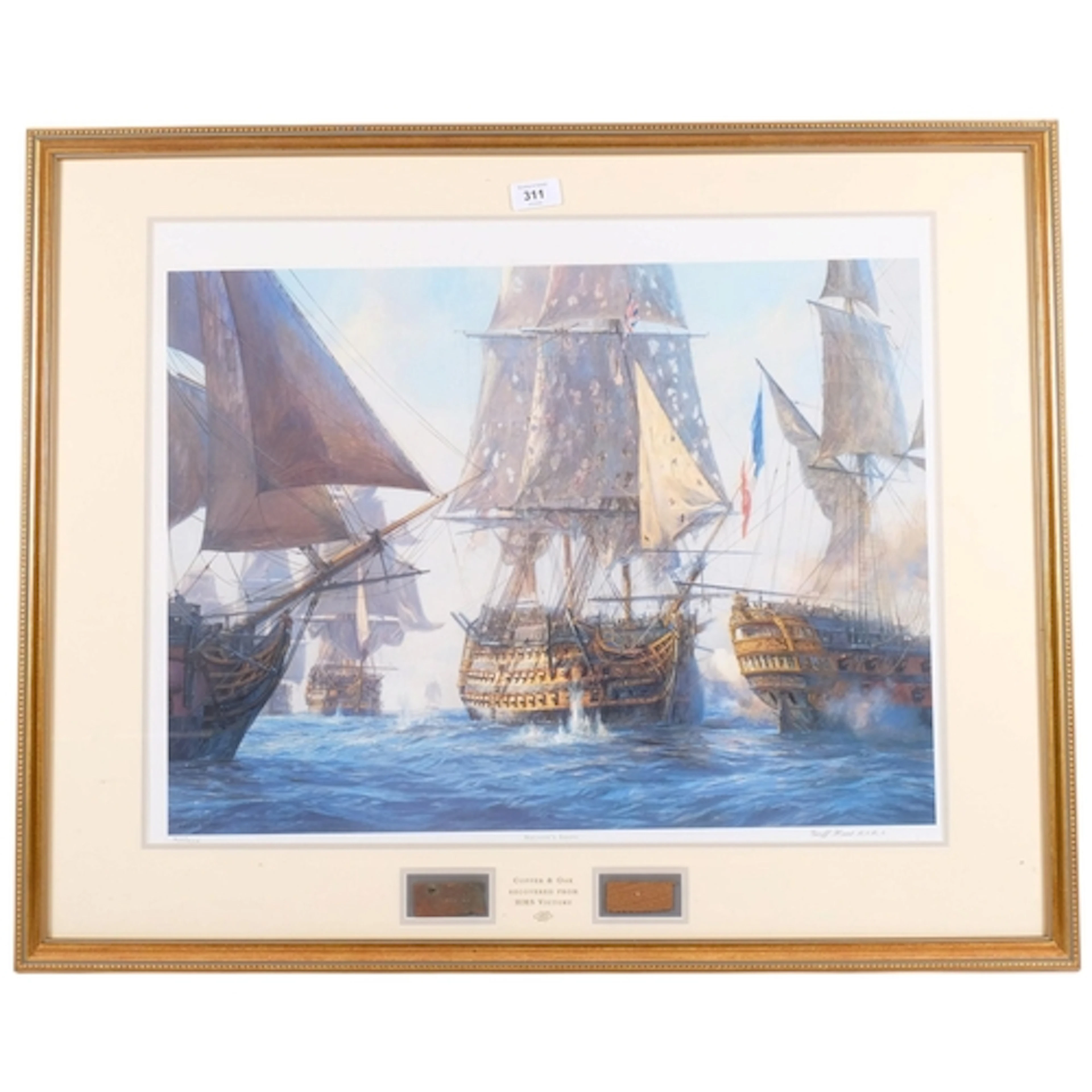Jeff Hunt RLMA, limited edition coloured print, 311/850, Nel...