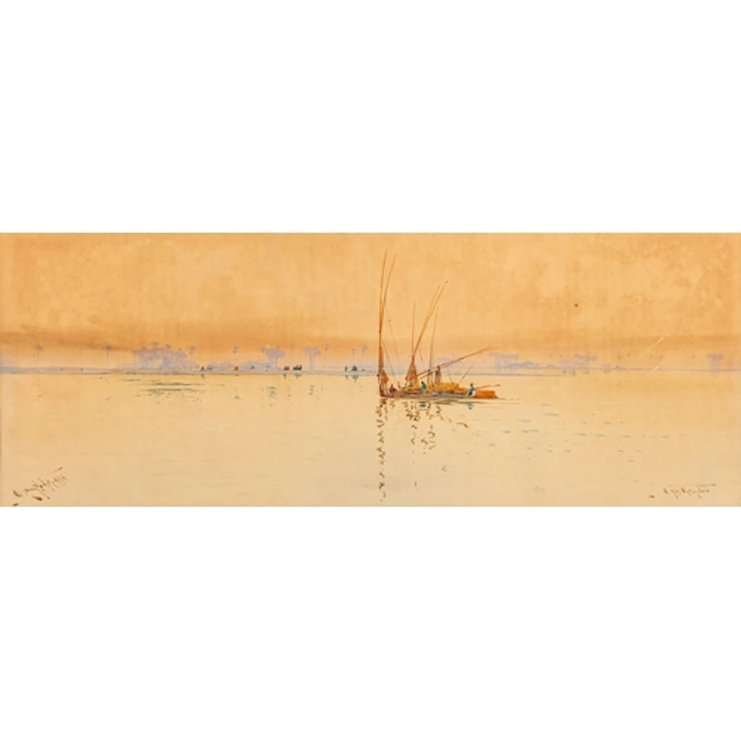 Augustus Osborne Lamplough (British, 1877-1930) - 'R Nile Af...