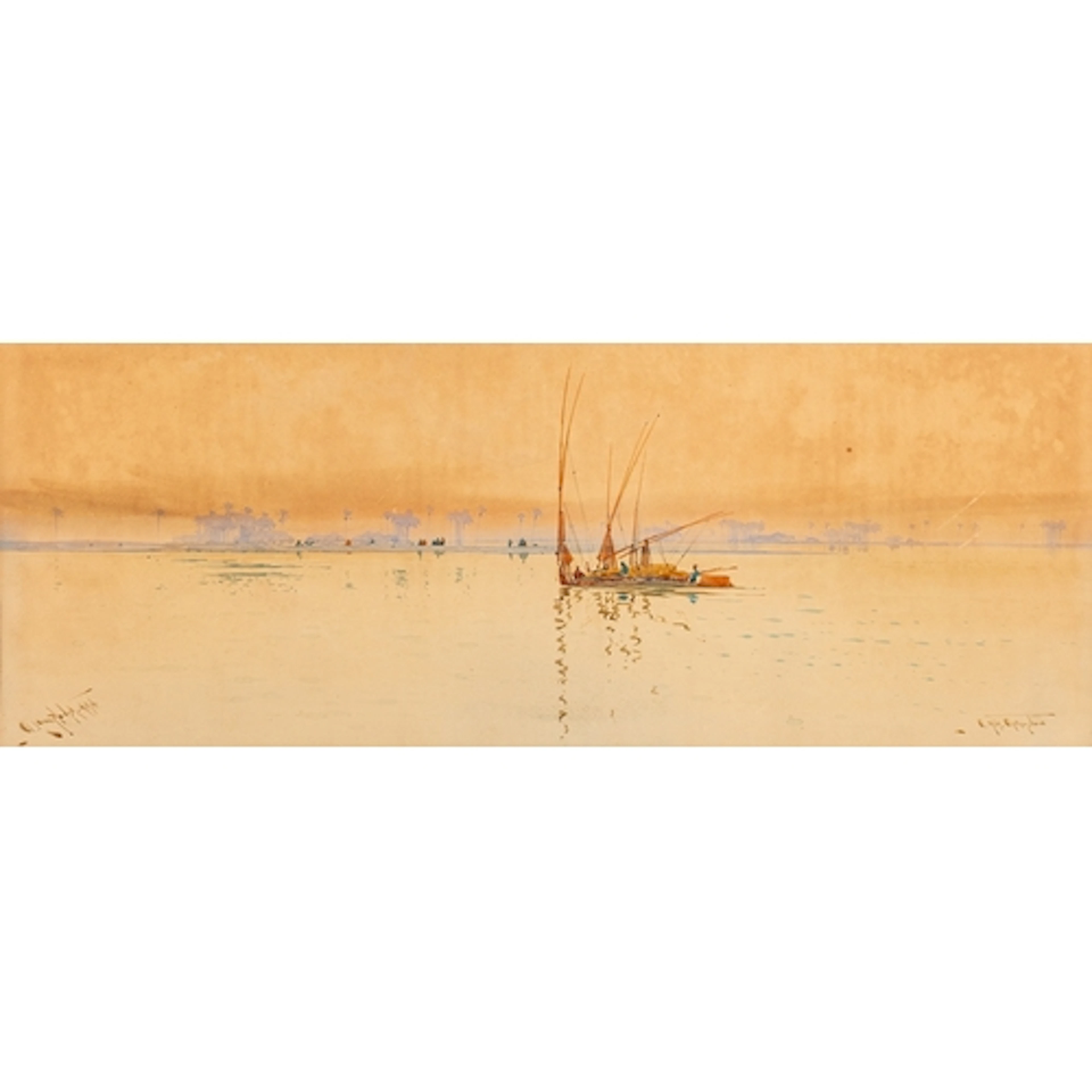 Augustus Osborne Lamplough (British, 1877-1930) - 'R Nile Af...