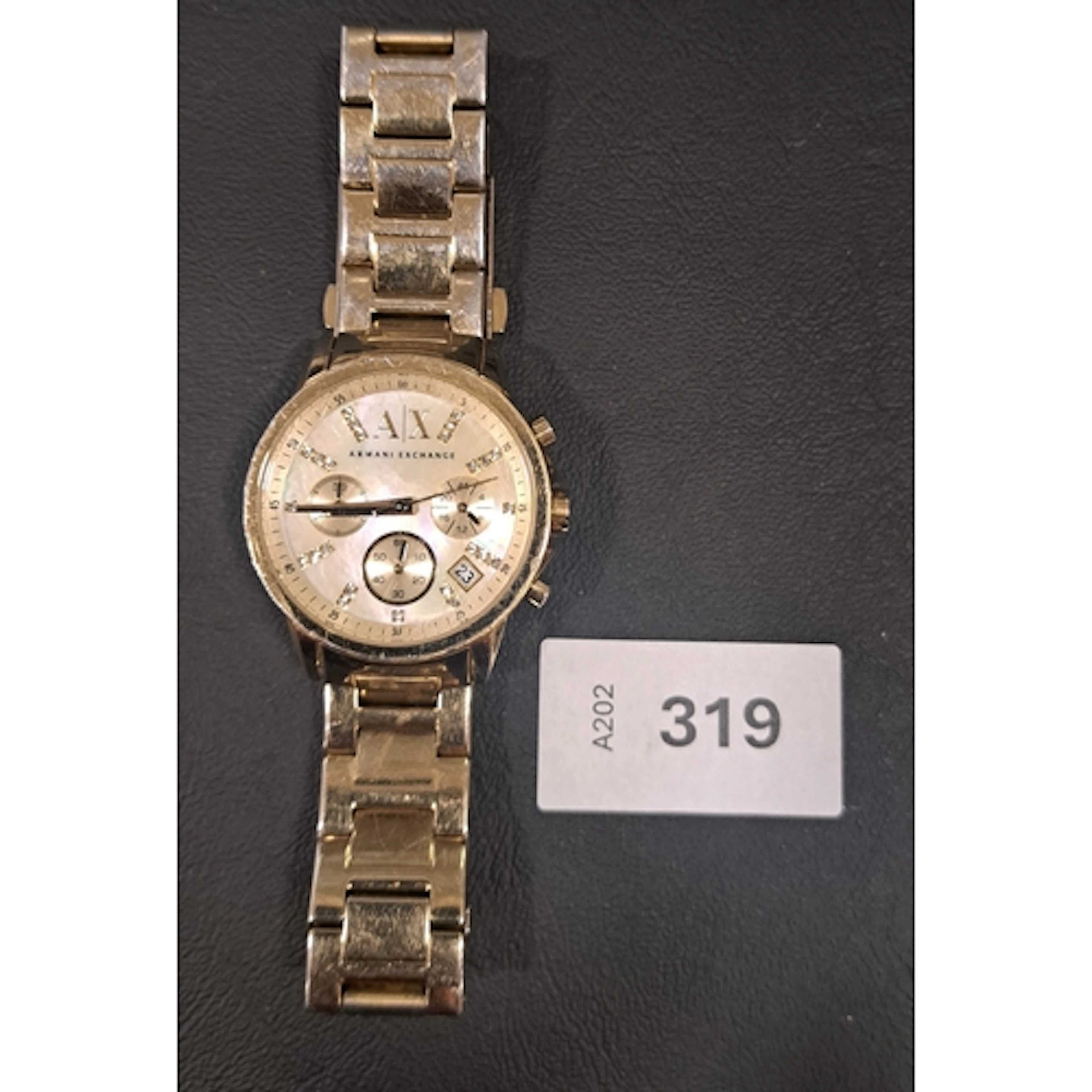 ARMANI EXCHANGE WRISTWATCH model AX4327, in gold tone stainl...