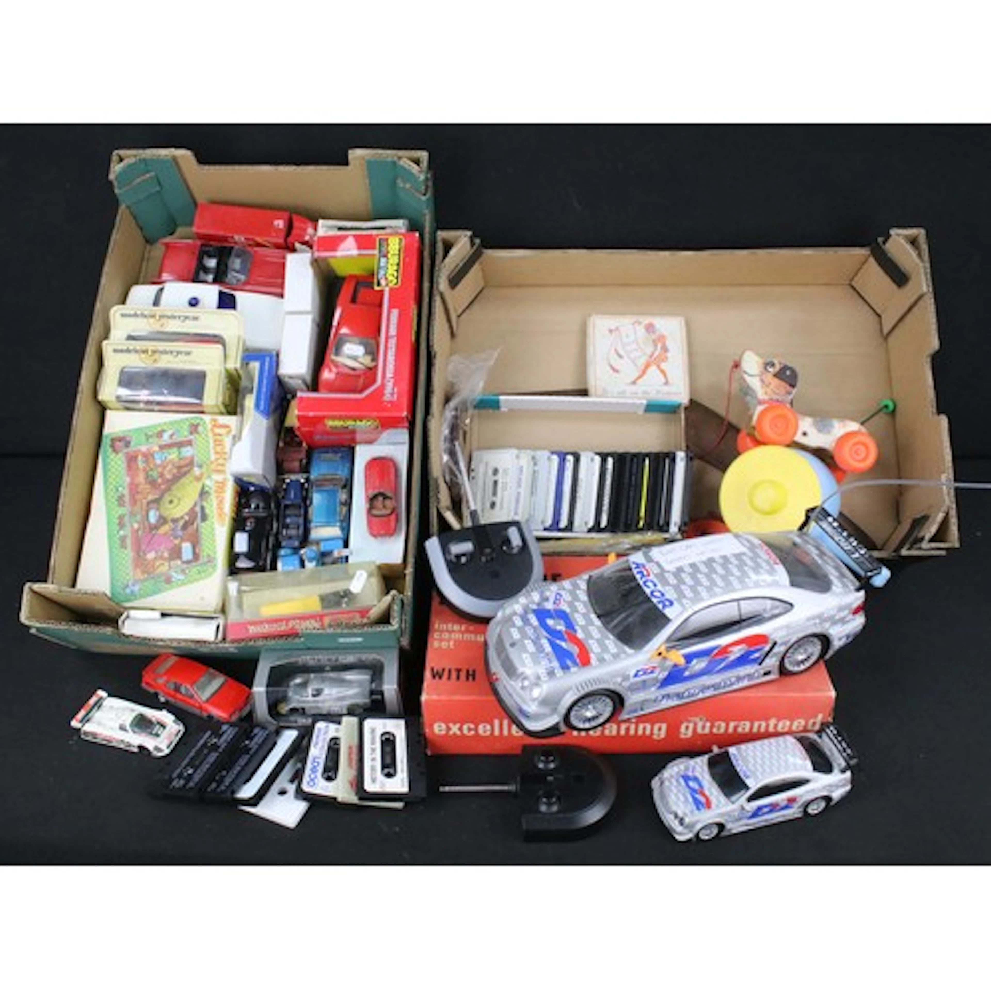 Collection of mixed toys and games to include boxed diecast ...
