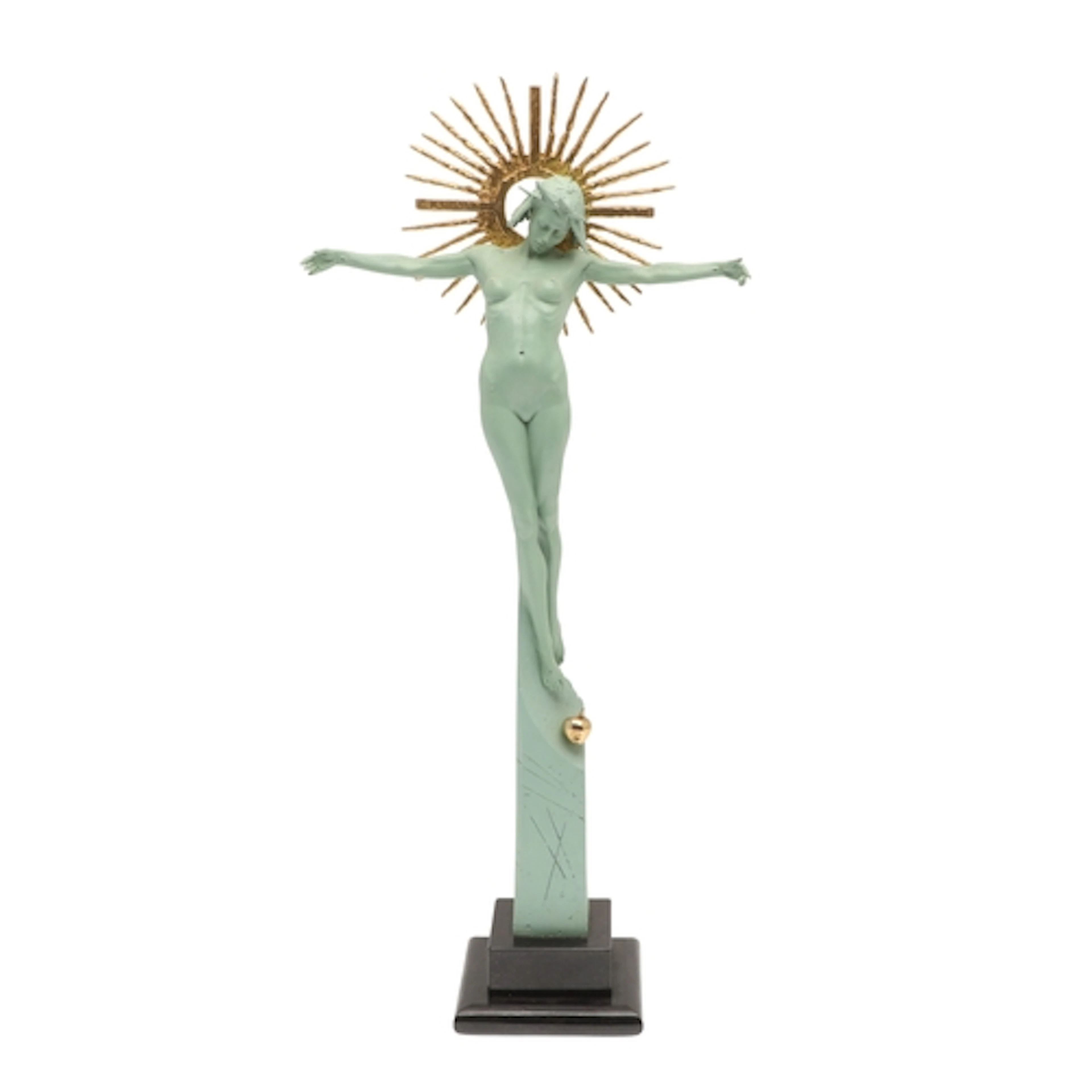 CARL PAYNE (1969-2021). BRONZE SCULPTURE 'KISS ME & CRUCIFY'...