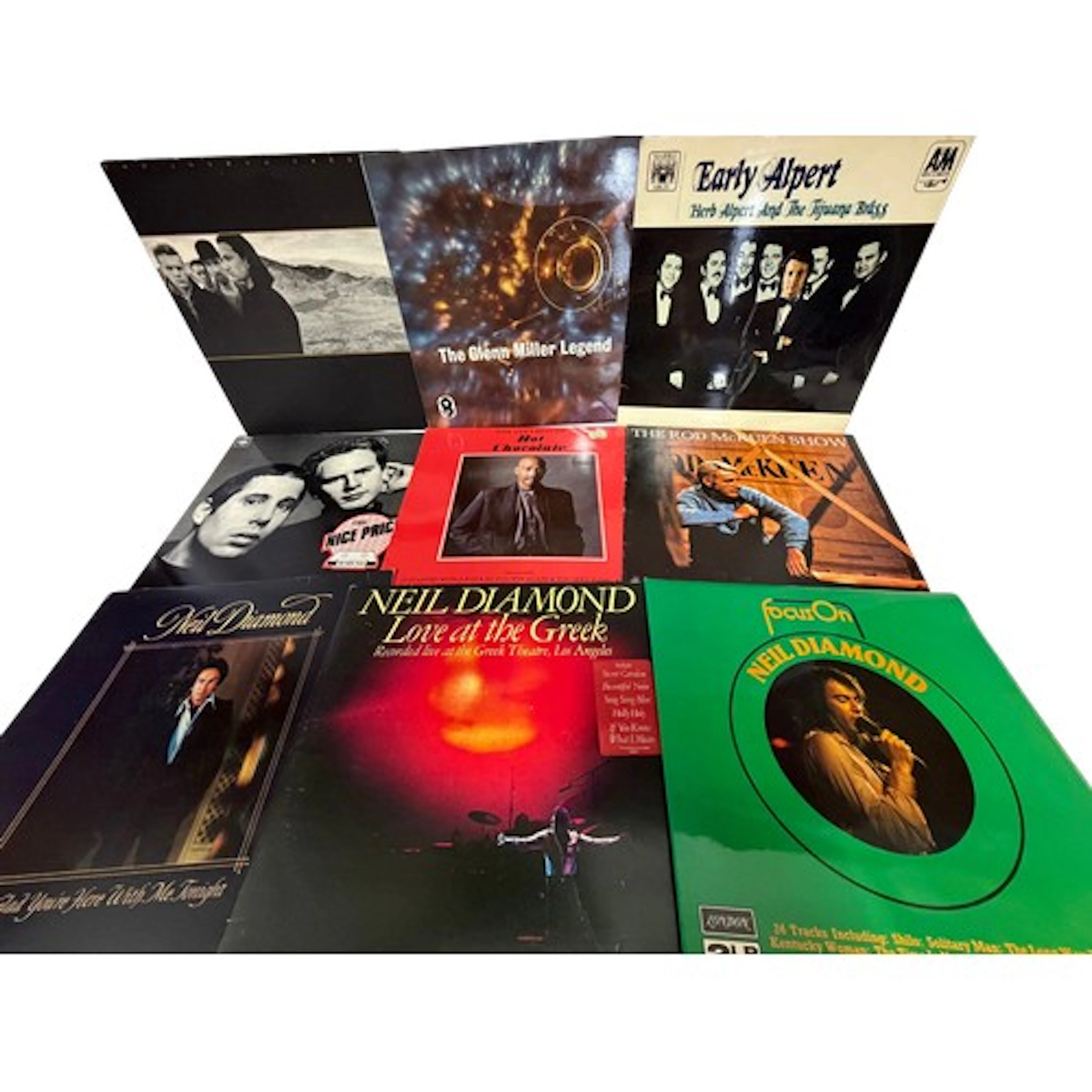 A collection of vinyl records to include 8 x Neil Diamond, 3...