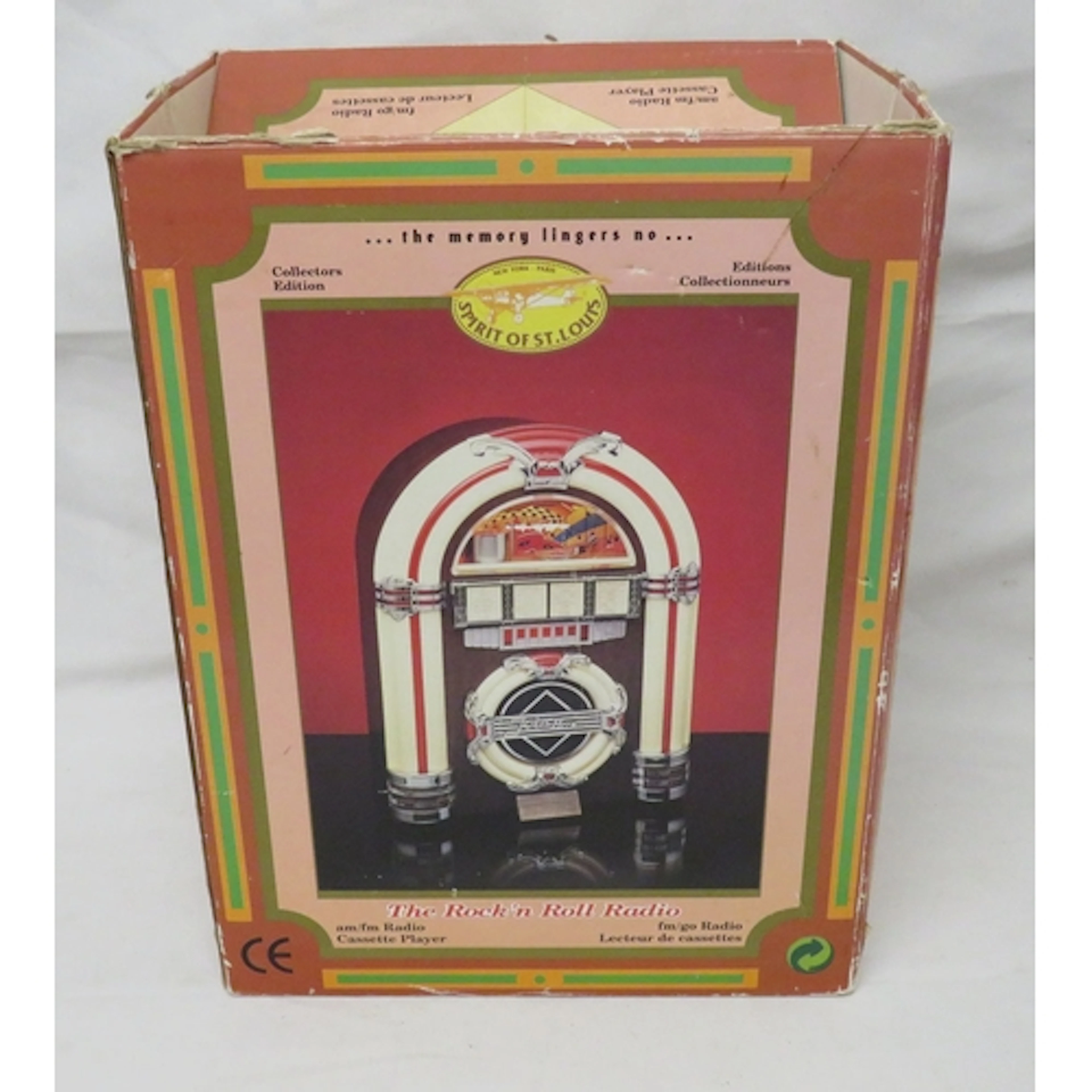 Juke Box Style Rock N Roll Radio Cassette Player, AM/FM in w...