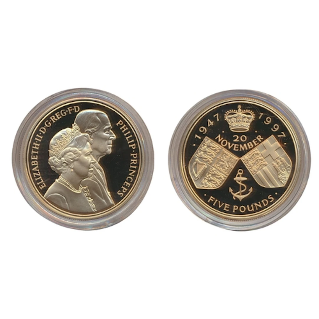 Investment Gold Lot - Documents Required. 1997 Golden Weddin...