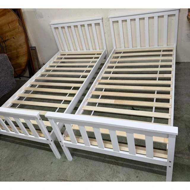 Two single bed frames by Ikea a/f