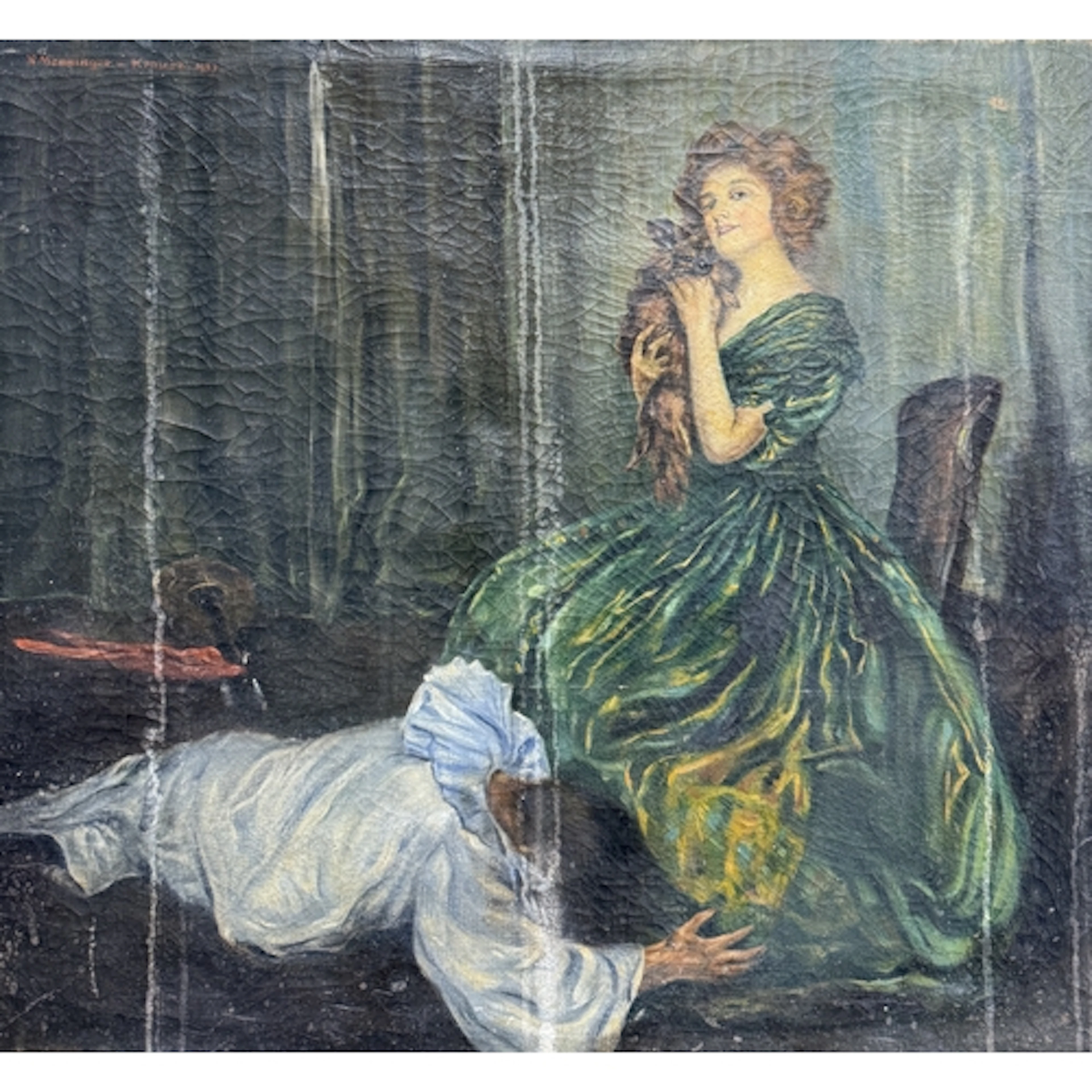 AFTER WILHELM VICTOR KRAUSZ (HUNGARIAN, 1878-1959), AN OIL P...
