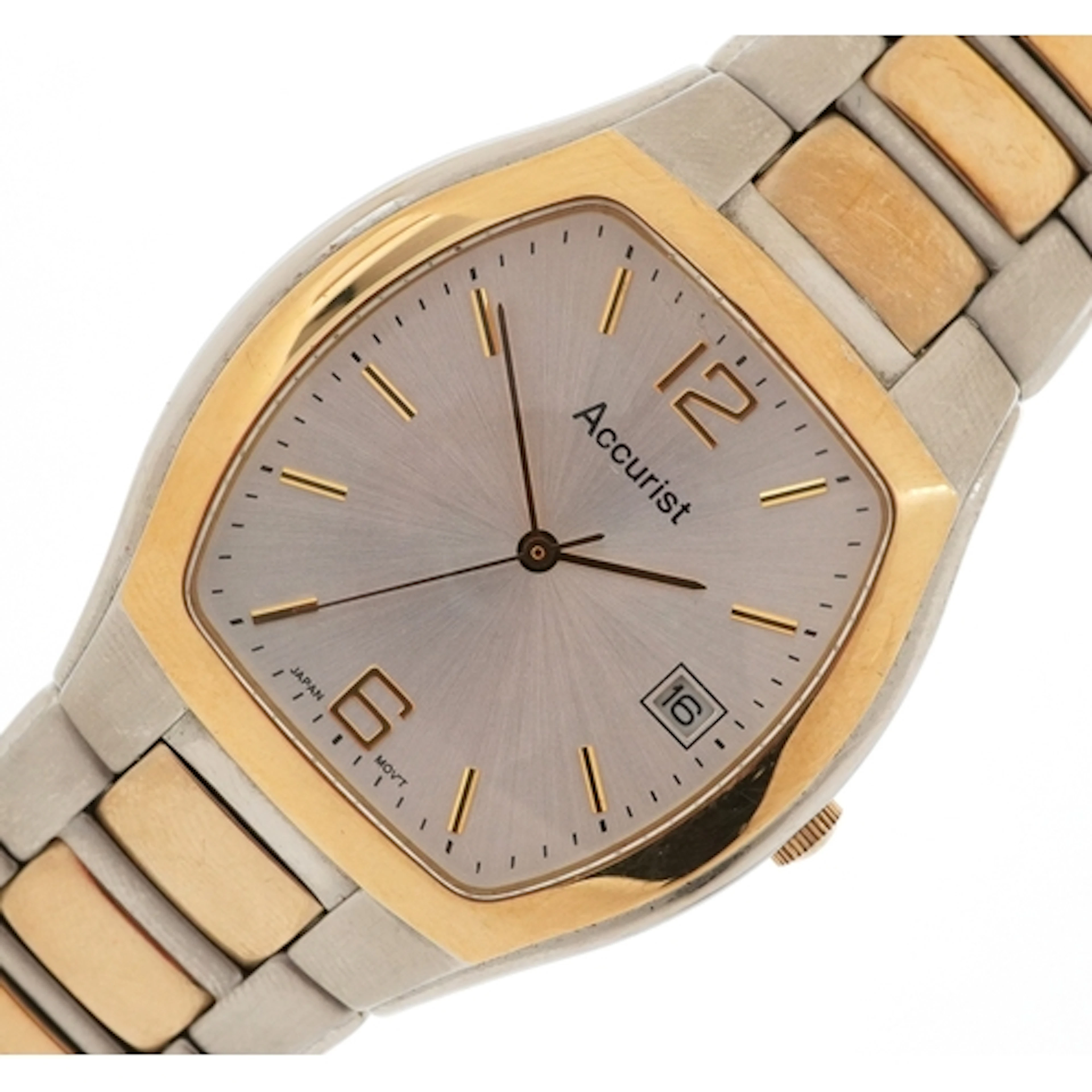 Accurist, gentlemen's MB574 quartz wristwatch with date aper...