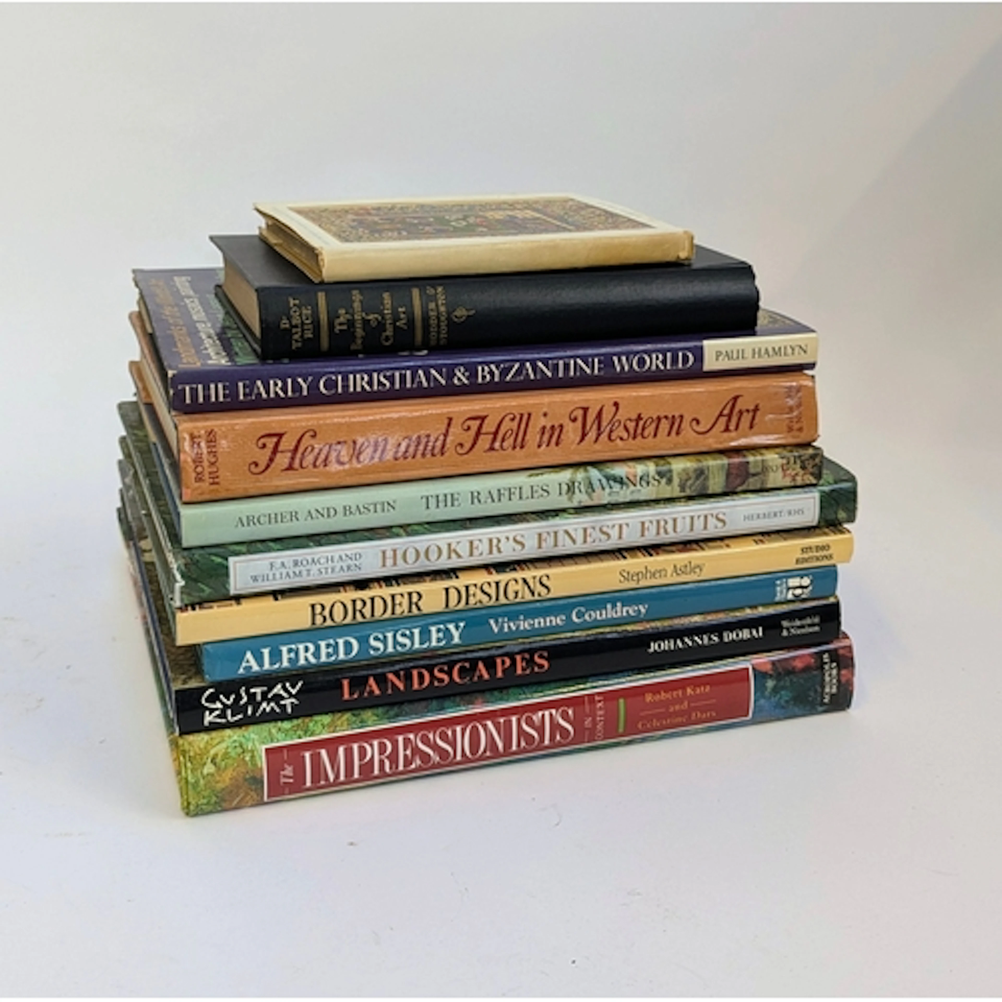 BOOKS, ART. KLIMT, SISLEY, Impressionism and others.