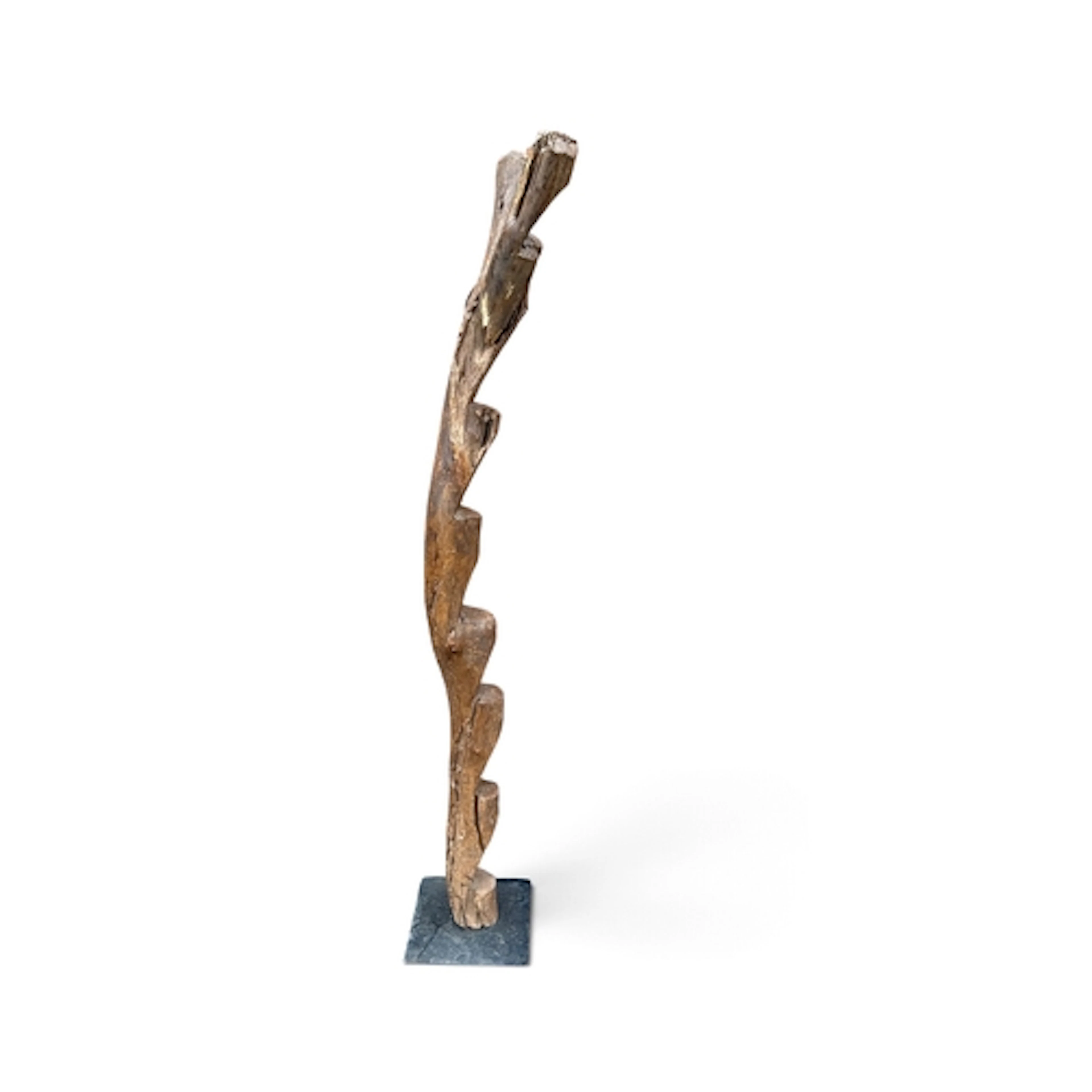 A LARGE AFRICAN WOODEN DOGON LADDER 185cm H