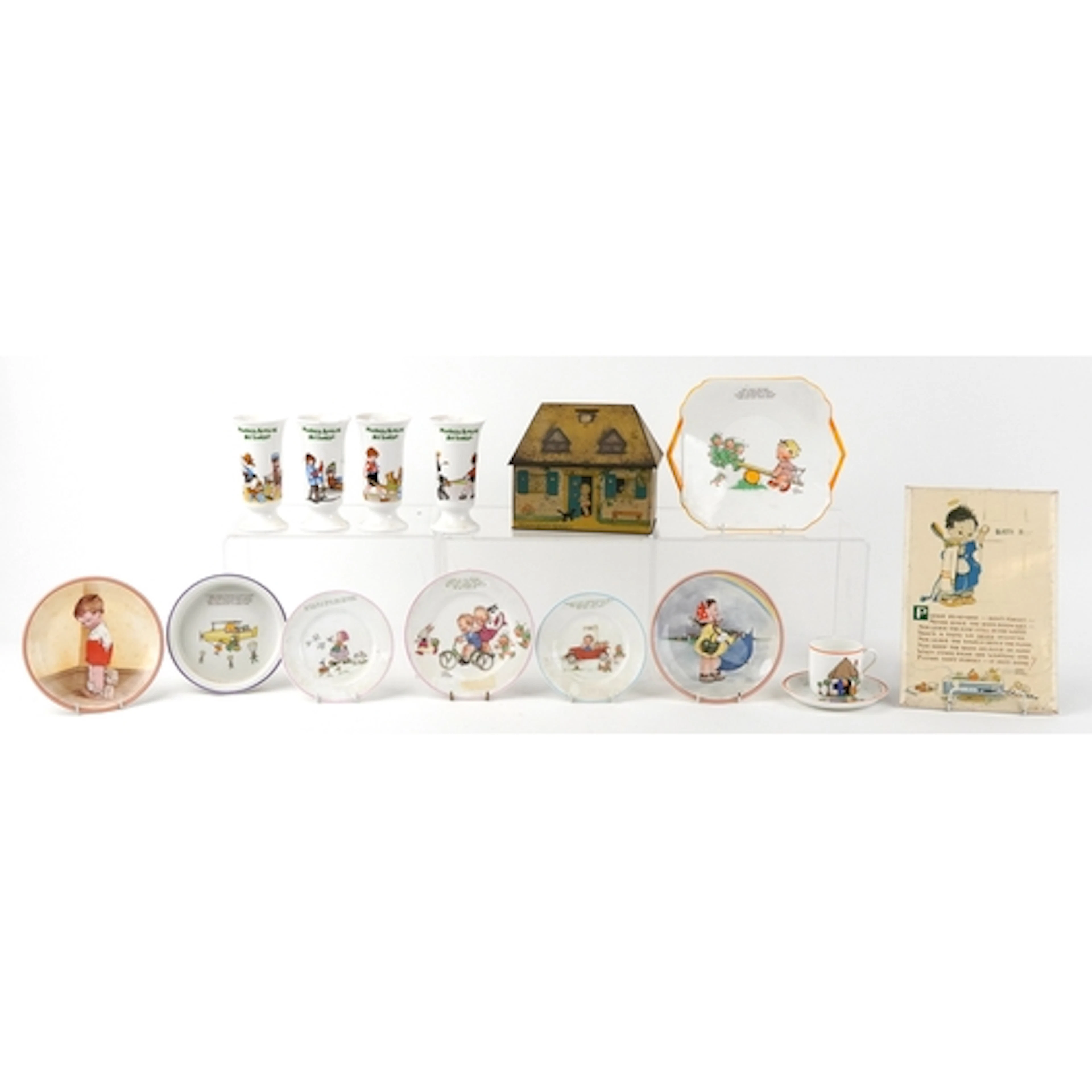 Mabel Lucie Attwell for Shelley, collection of porcelain inc...