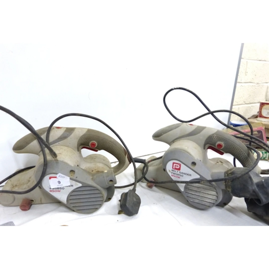 Two pro 850w belt sander.