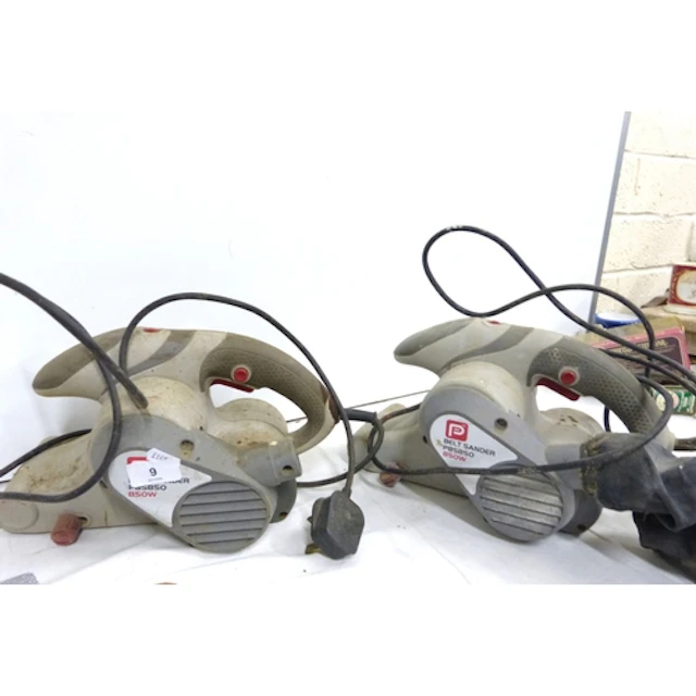 Two pro 850w belt sander.