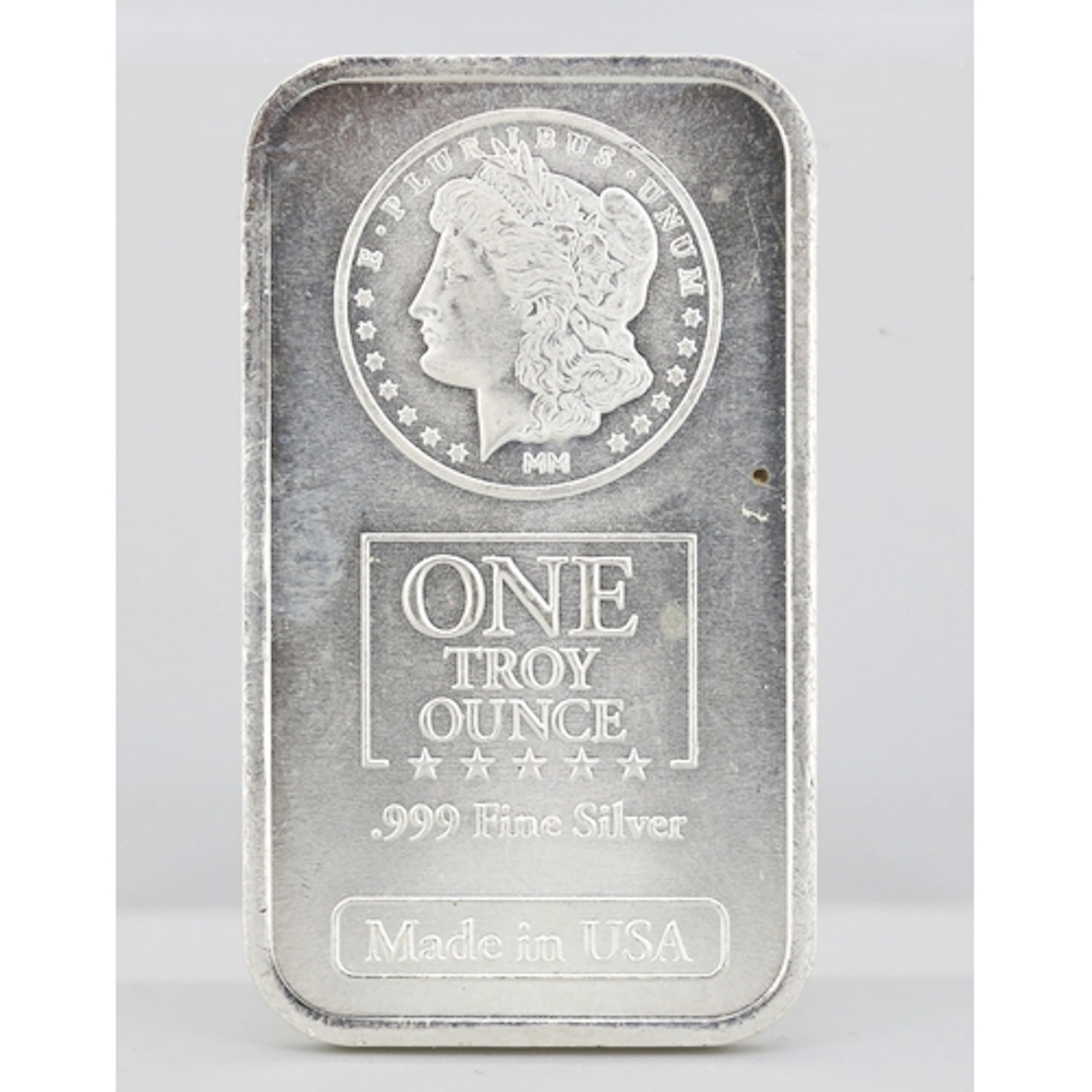 One Ounce Fine 999 Silver Bullion Bar Made in USA