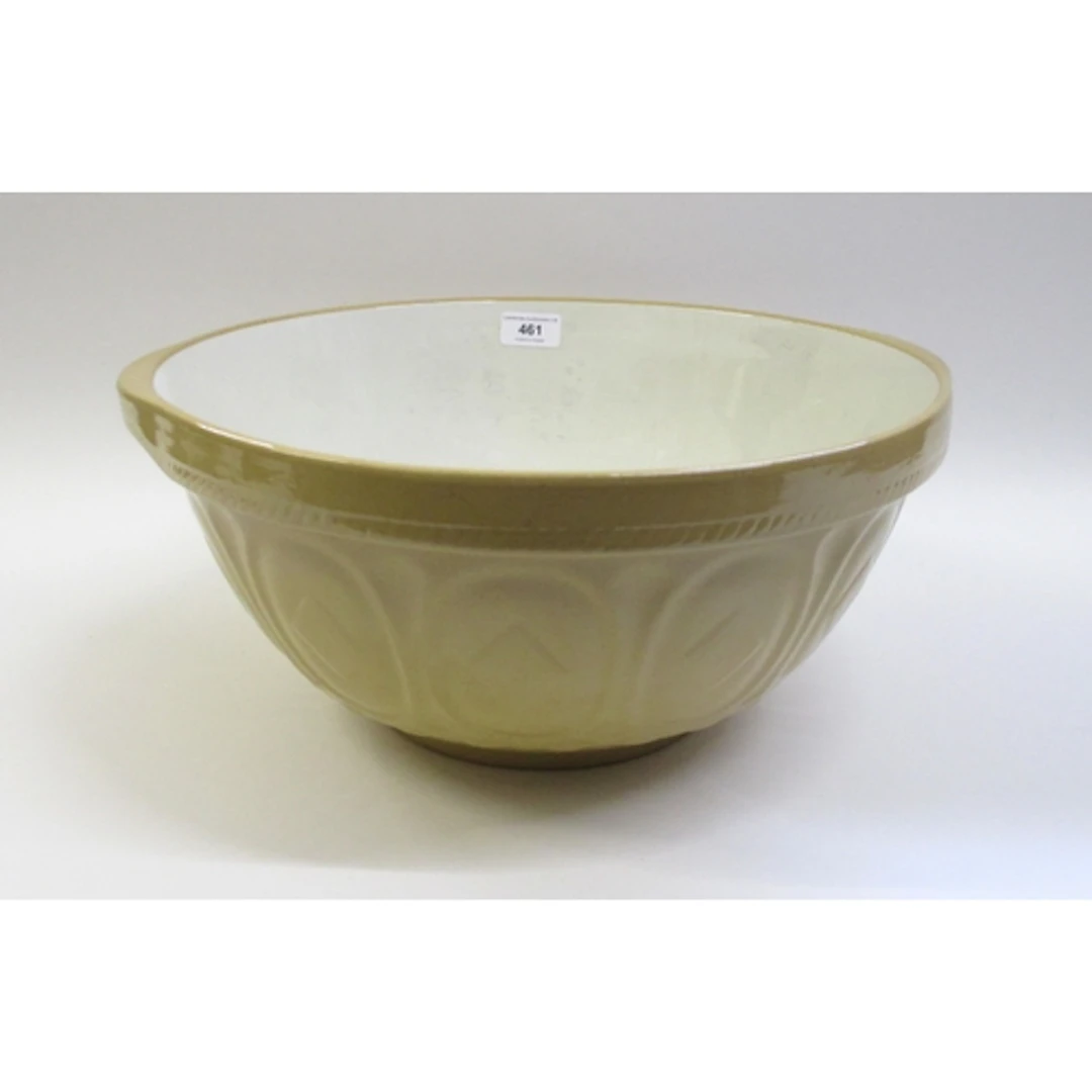 T.G. Green large mid 20th Century pottery mixing bowl, 39cm ...