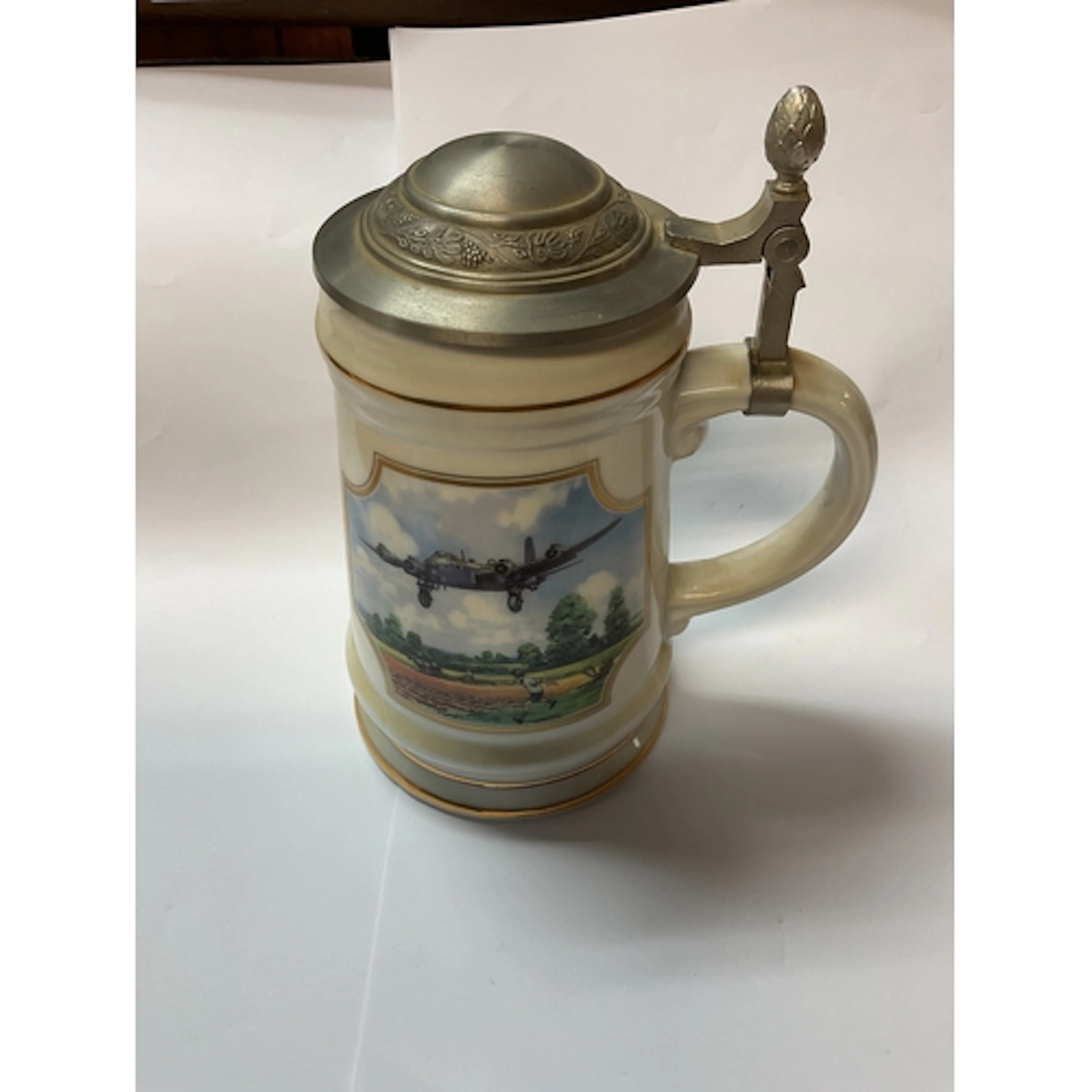 “Stirling home run” tankard, Ltd Ed by Davenport Pottery Co.
