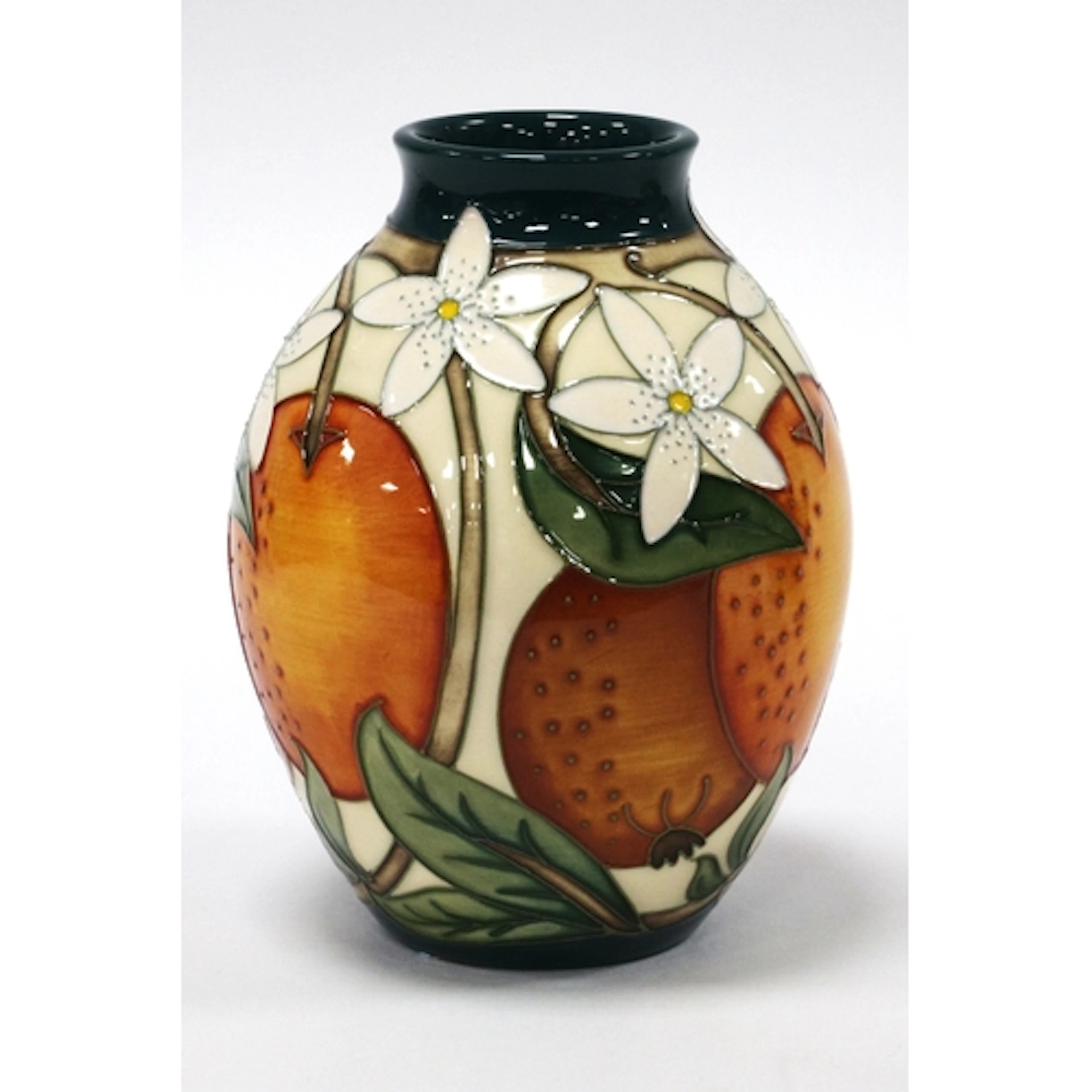 A Moorcroft Pottery Vase, of ovoid form, painted in the 'Med...