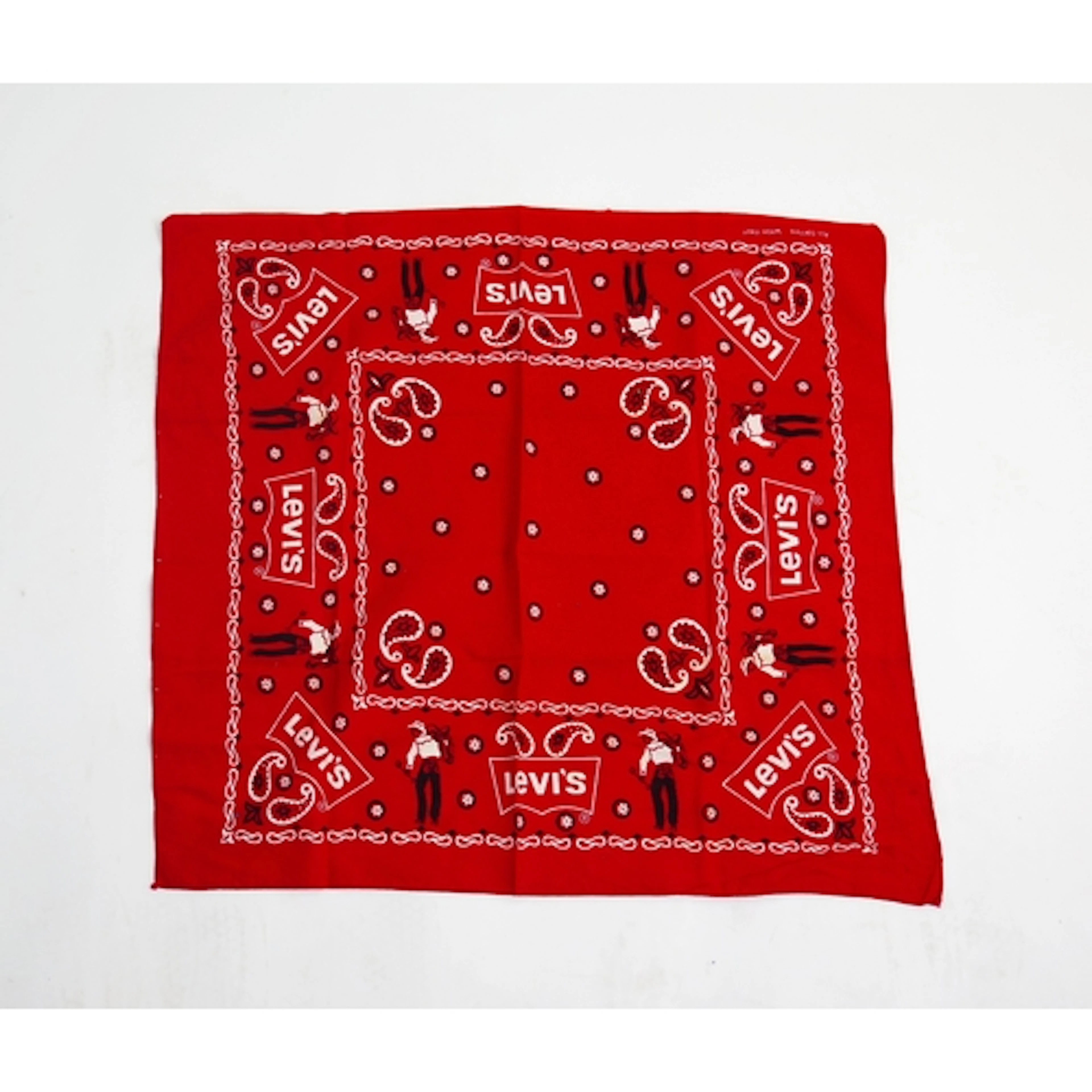 Original 1960's Levi's cowboy print red bandana seems to be ...