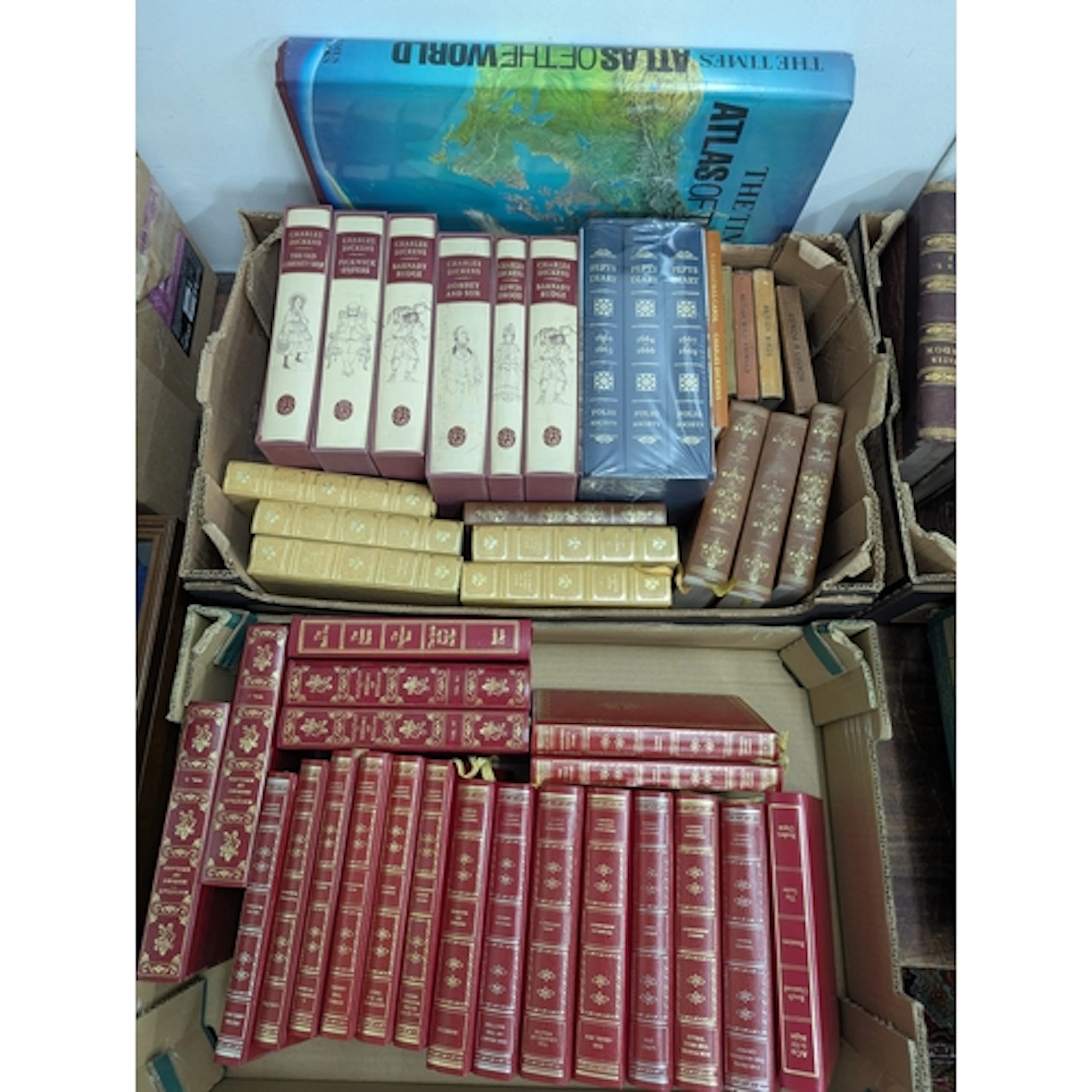 Books to include Folio Society Charles Dickens, Twentieth Ce...