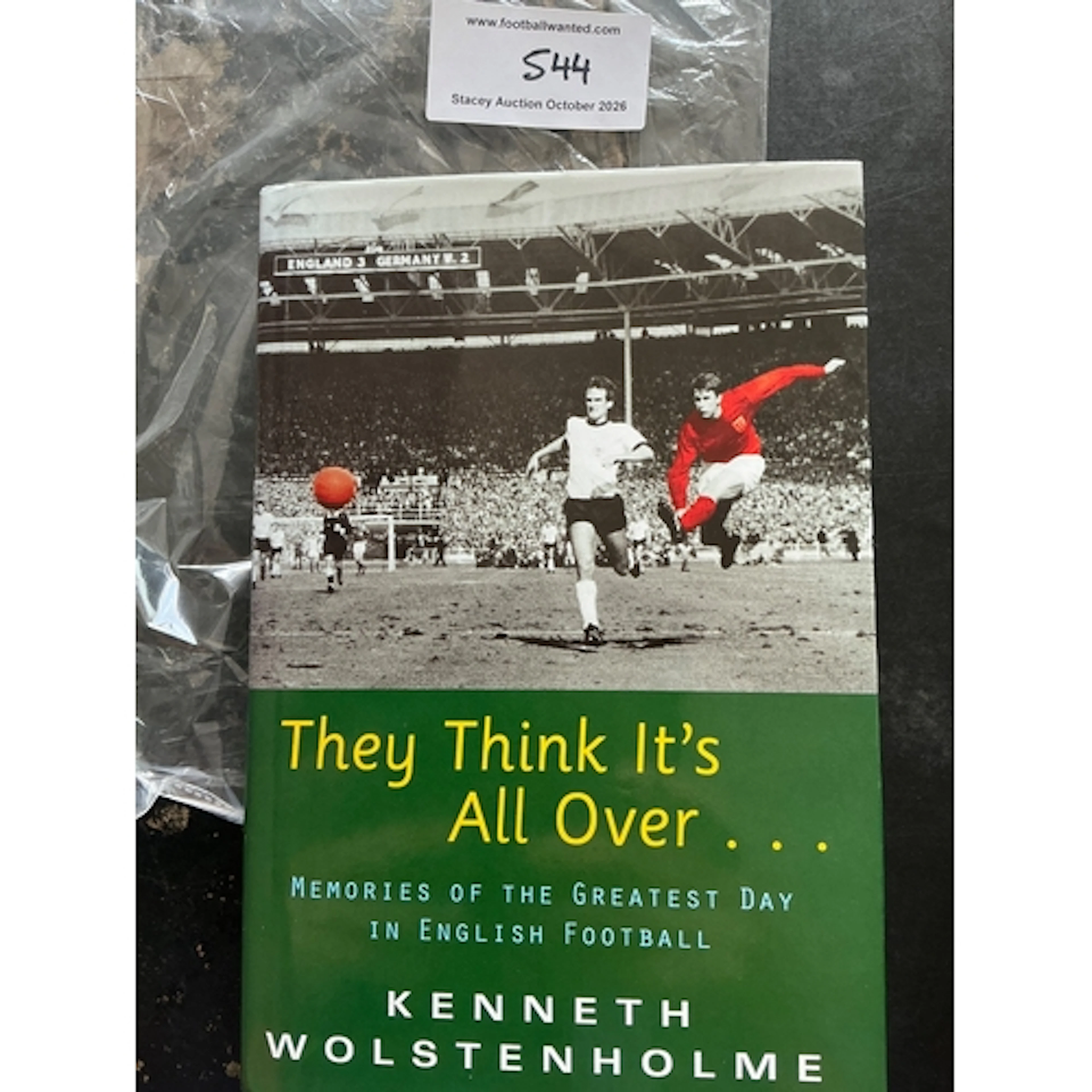 Kenneth Wolstenholme Multi Signed Football Book: Book named ...
